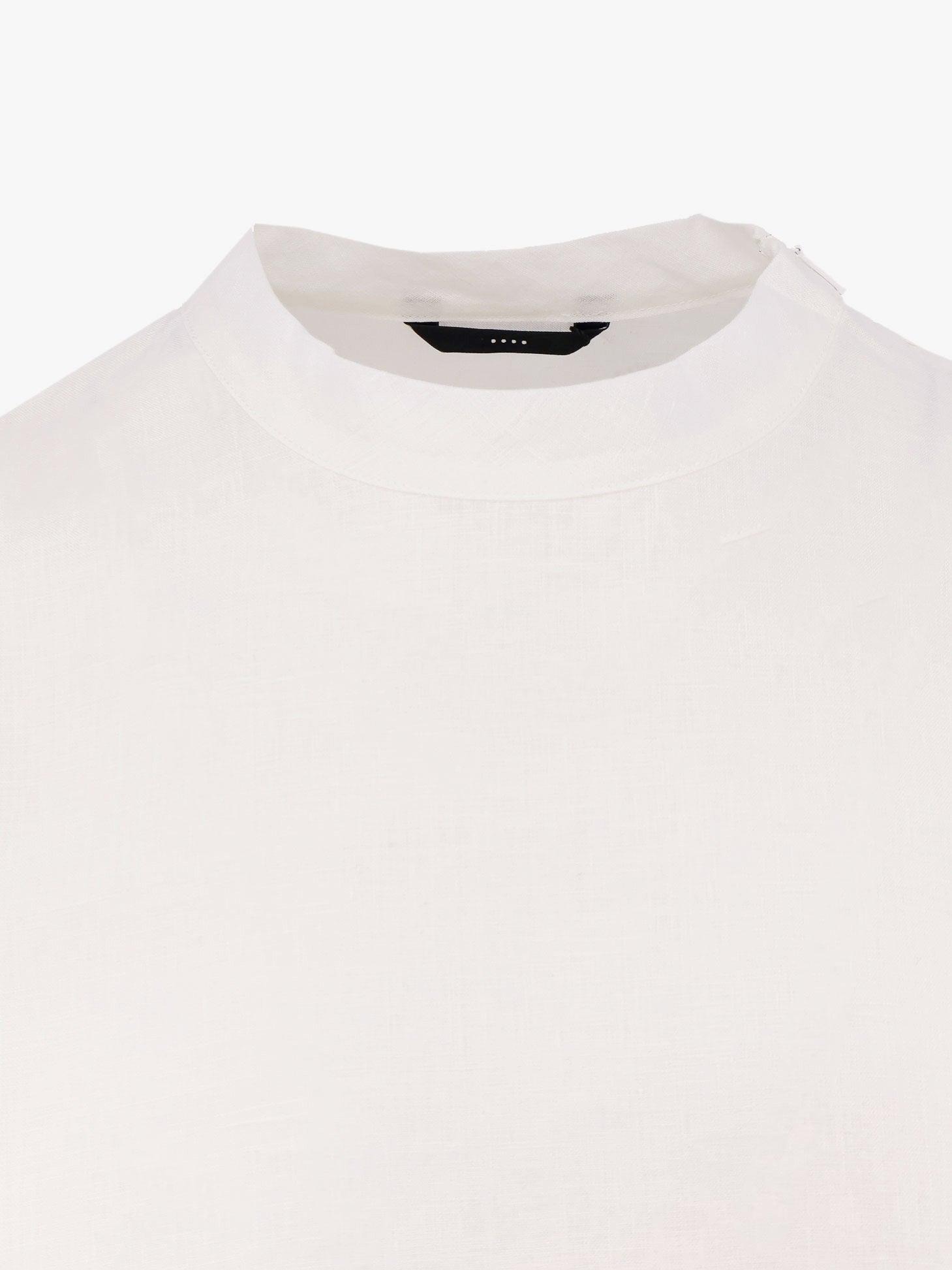 Tシャツ・カットソー HEVO Ripalta linen T-shirt Bianco Hevo T-shirt Ripalta In Lino In White | ModeSens