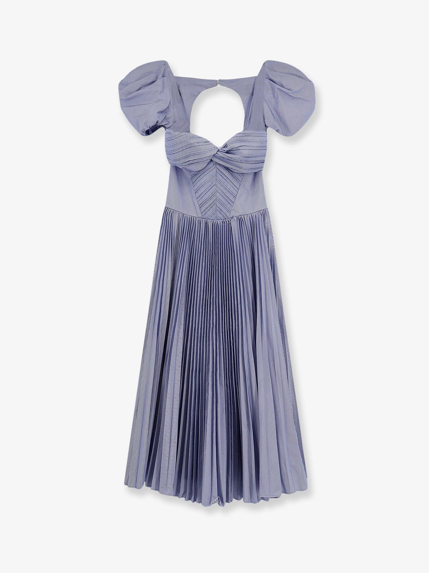 elisabetta franchi pleated dress Dress Sky blue Elisabetta Franchi