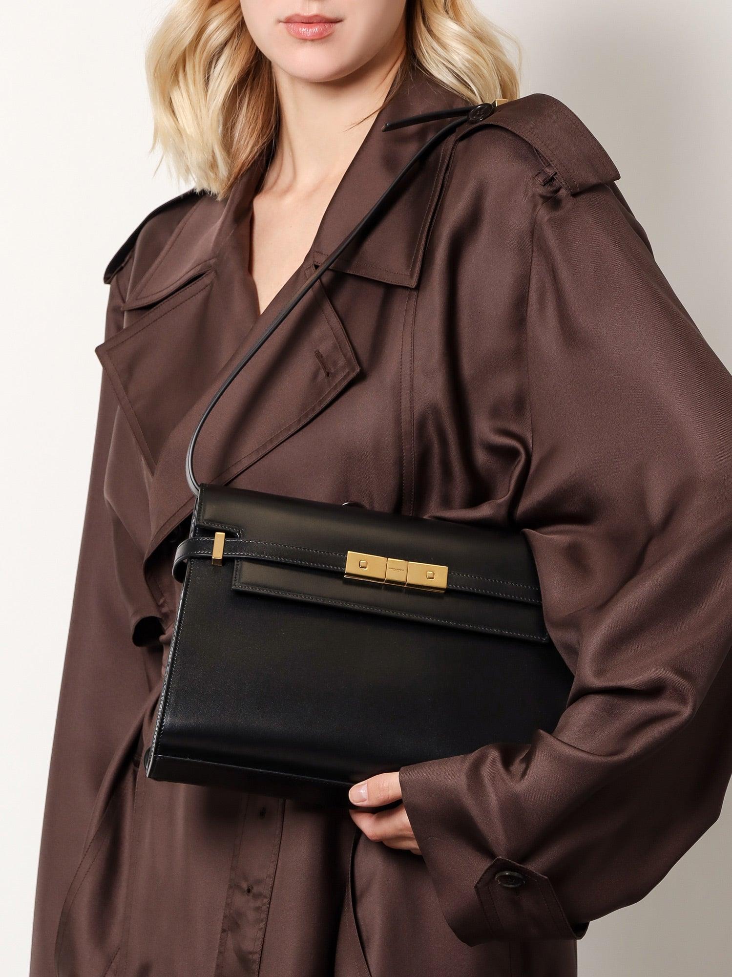 MANHATTAN small in shiny (Saint Laurent Manhattan Shoulder Bag