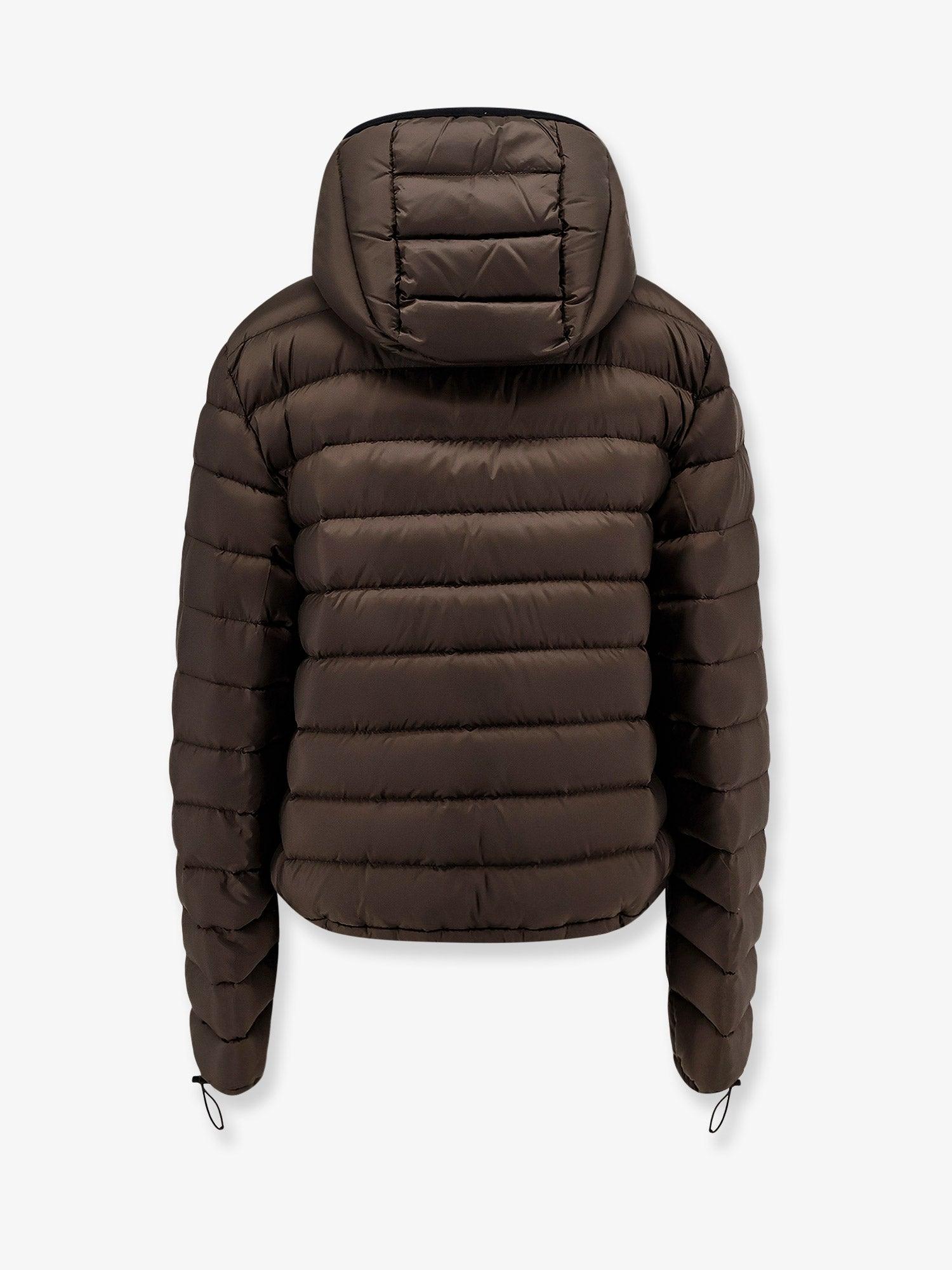 ダウンジャケット・コート Miu Miu Recycled Polyester Hooded Down Jacket Miu Miu Recycled Polyester Hooded Down Jacket in Black | Lyst