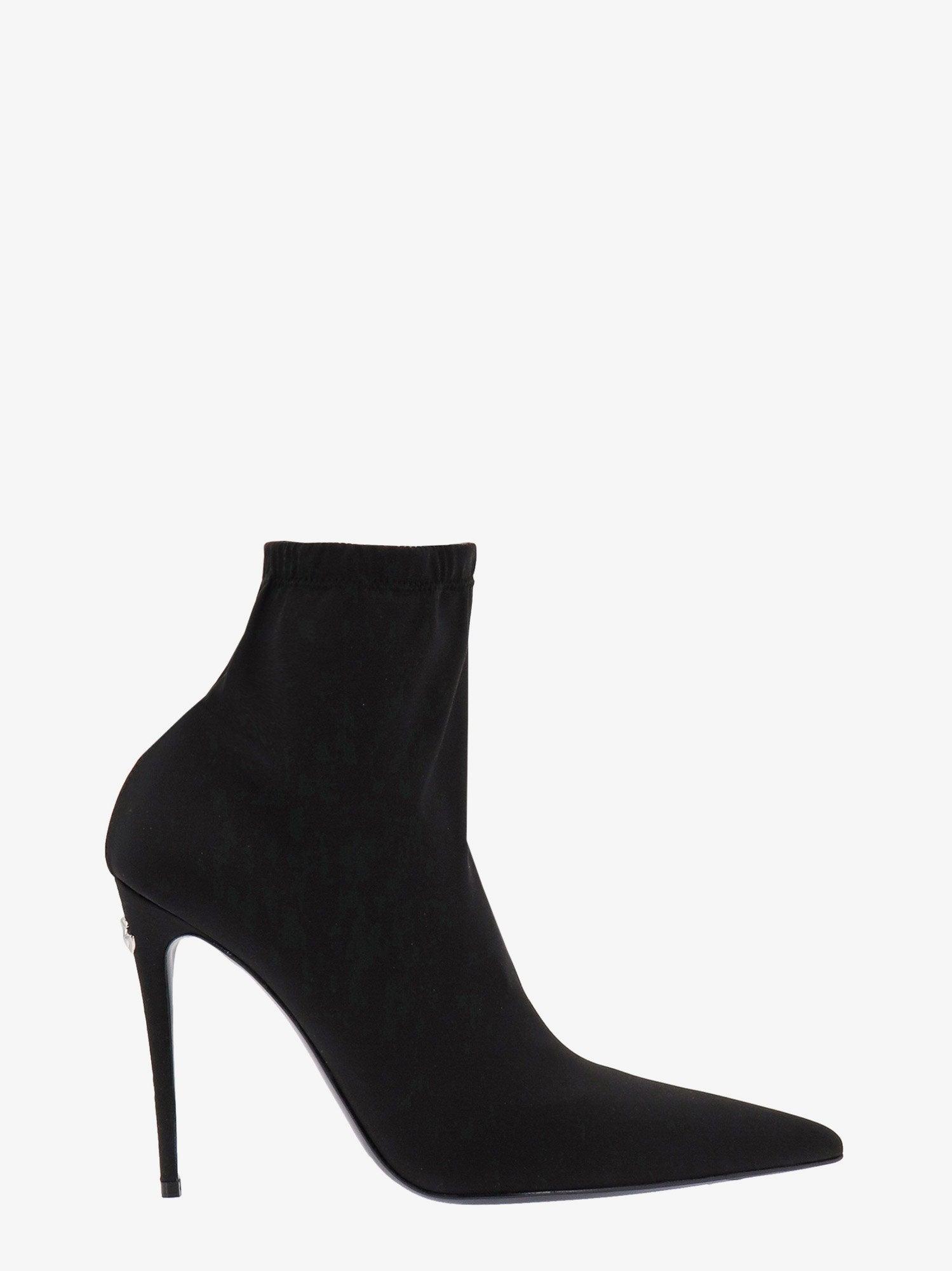 Dolce & Gabbana Stiletto Heel Boots in Black | Lyst
