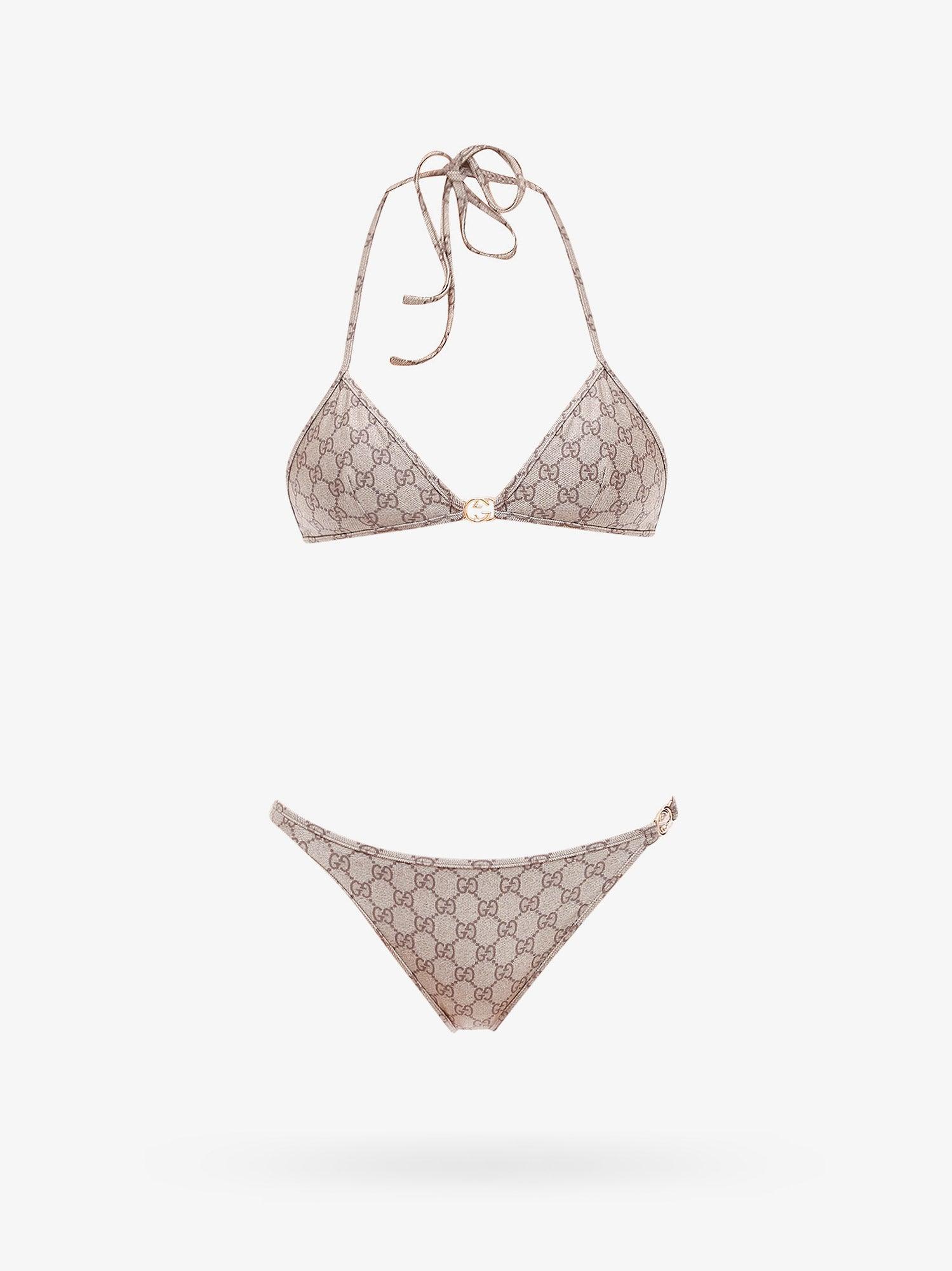 Gucci Lined Swimwear in Natural | Lyst