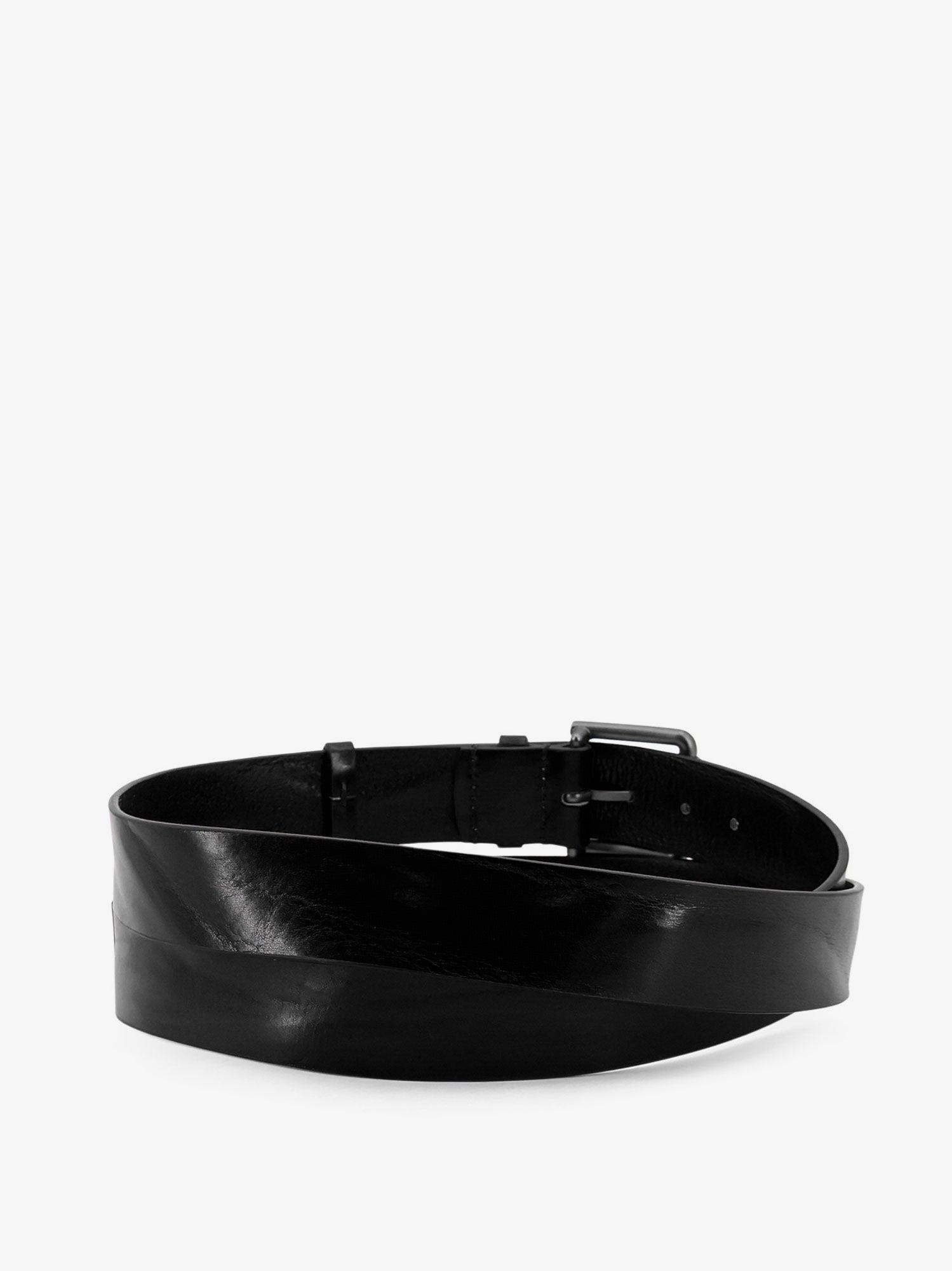 Max Mara Leather Belt in Black | Lyst