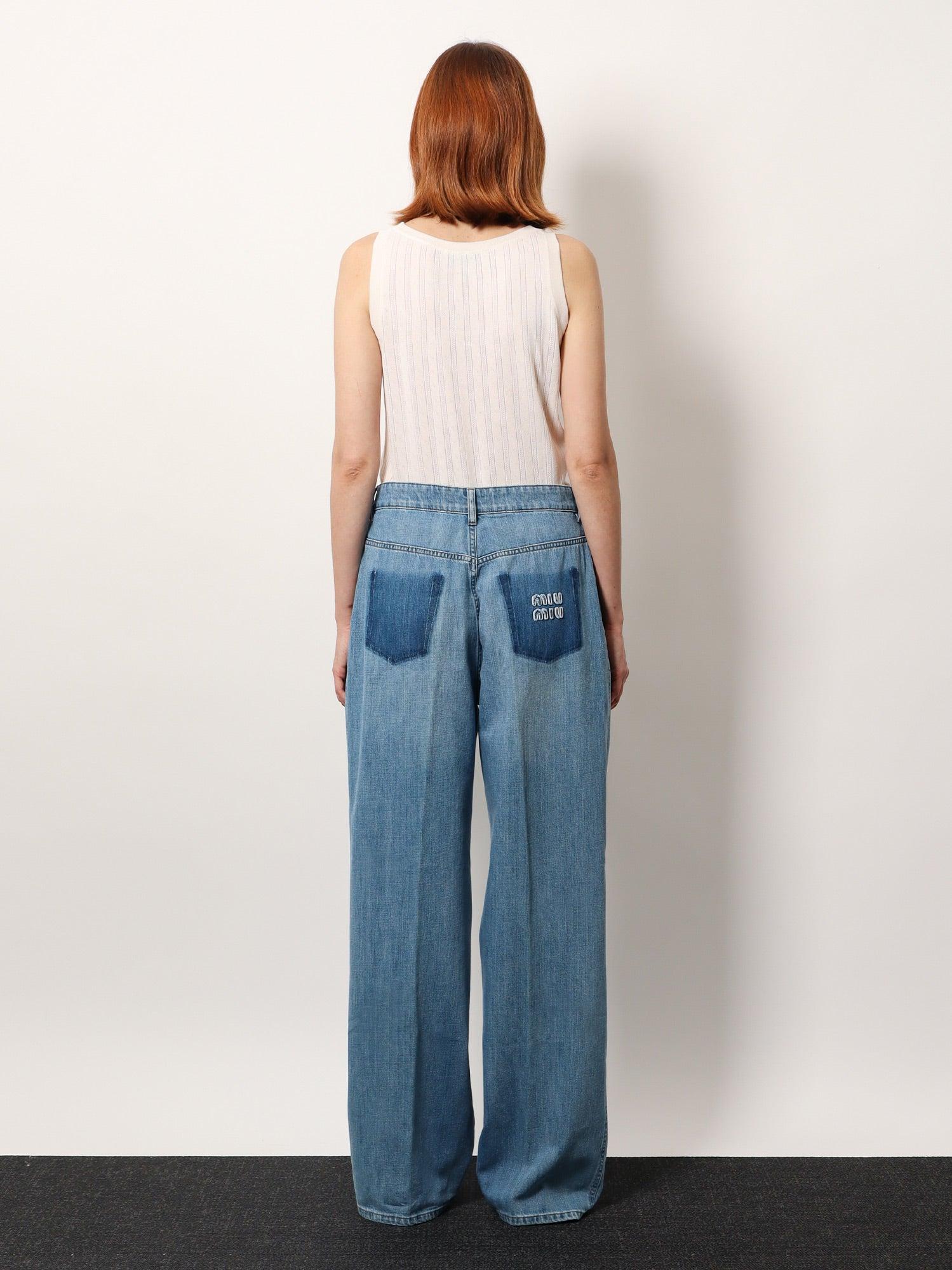 Tシャツ・カットソー MIU MIU Perforated cachemire and silk top Miu Miu Perforated Cachemire And Silk Top in Natural | Lyst