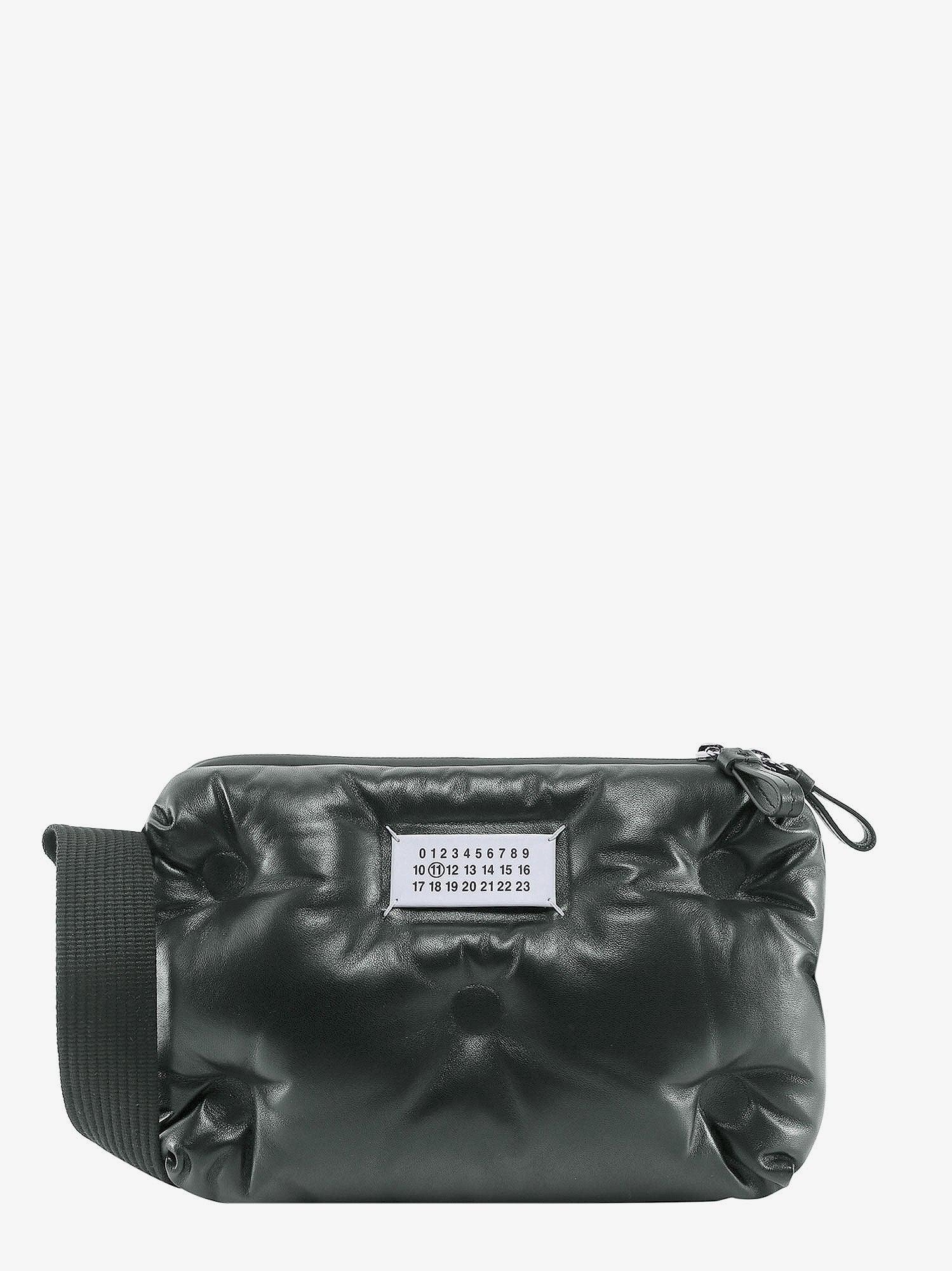 maison margiela leather shoulder bolsa