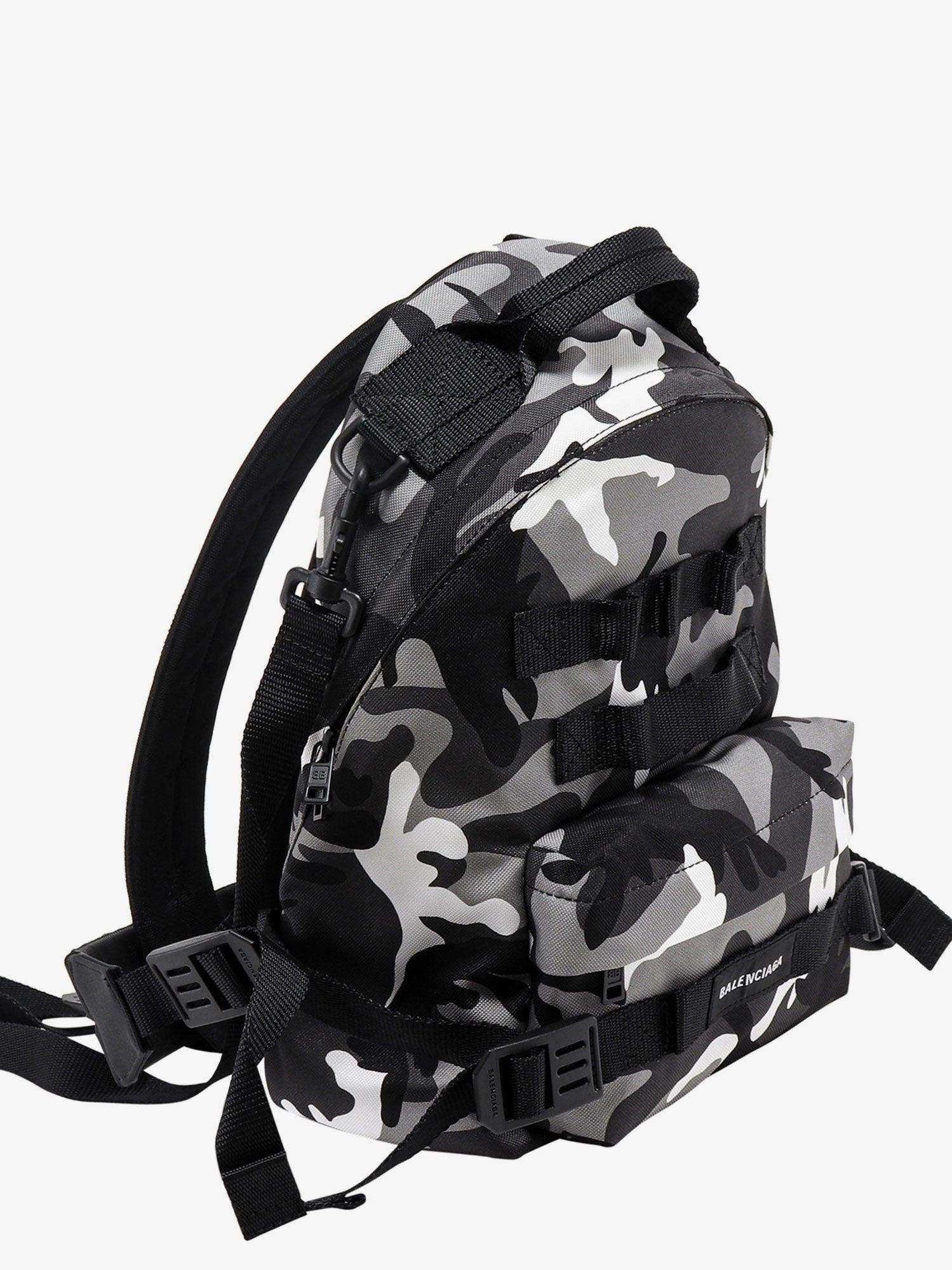 Balenciaga Synthetic Army Multicarry Small Backpack in Grey (Black 