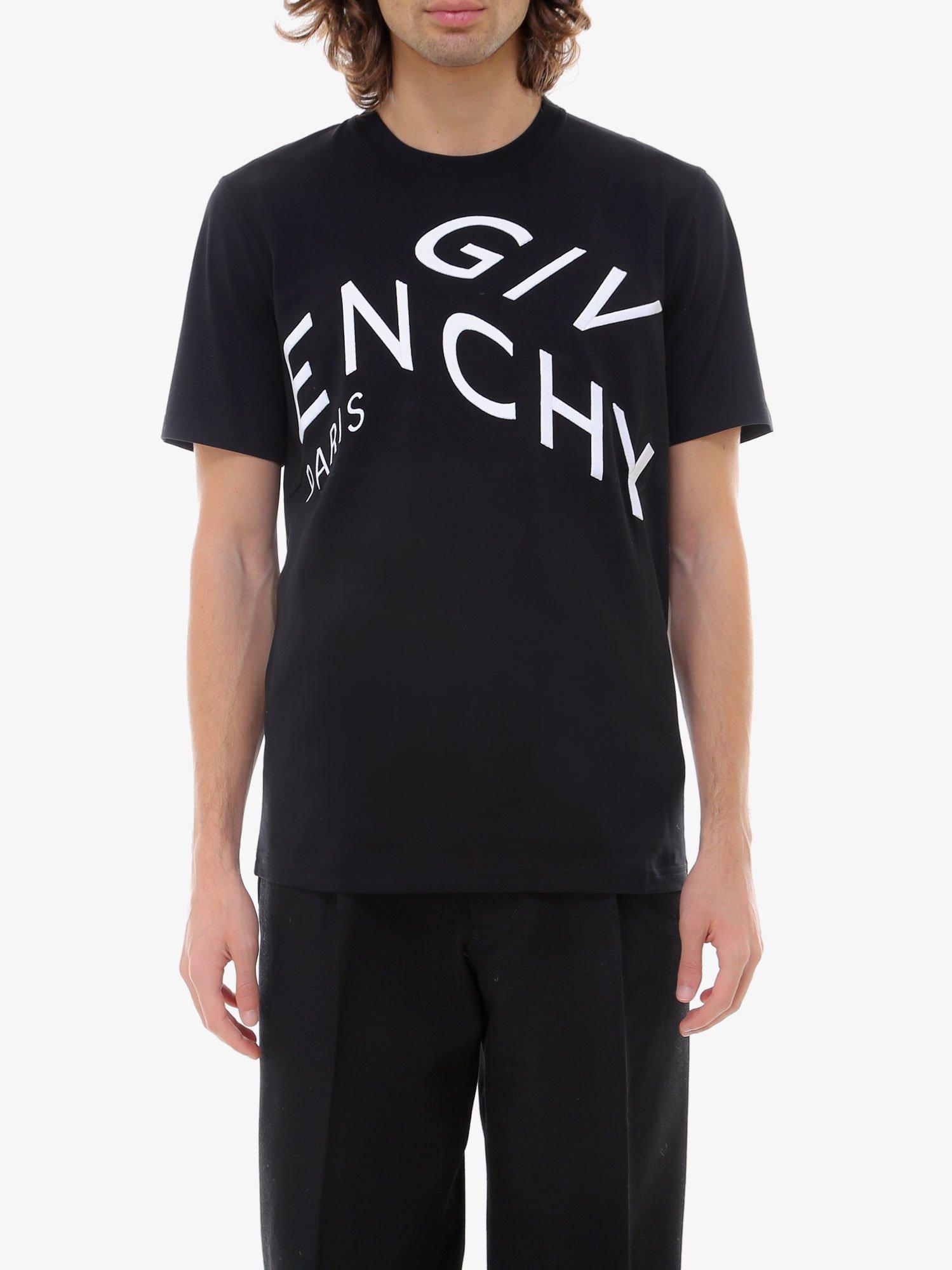 Givenchy Cotton T-shirt in Black for Men - Lyst