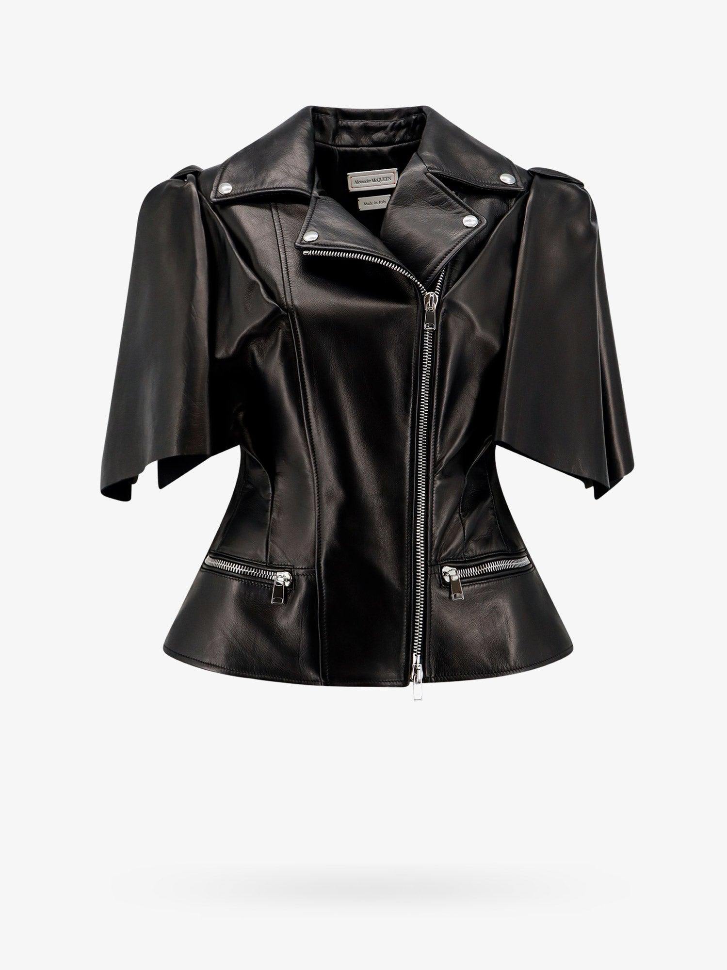 Alexander mcqueen cheap black jacket