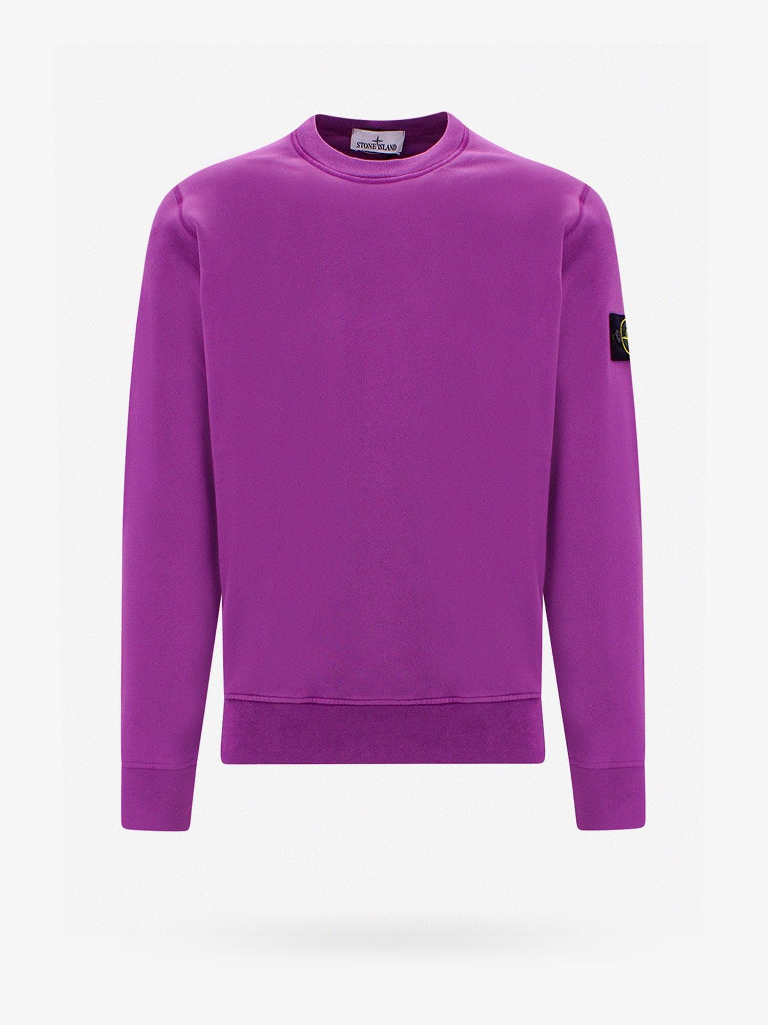 Stone Island Sweatshirt in Purple for Men | Lyst