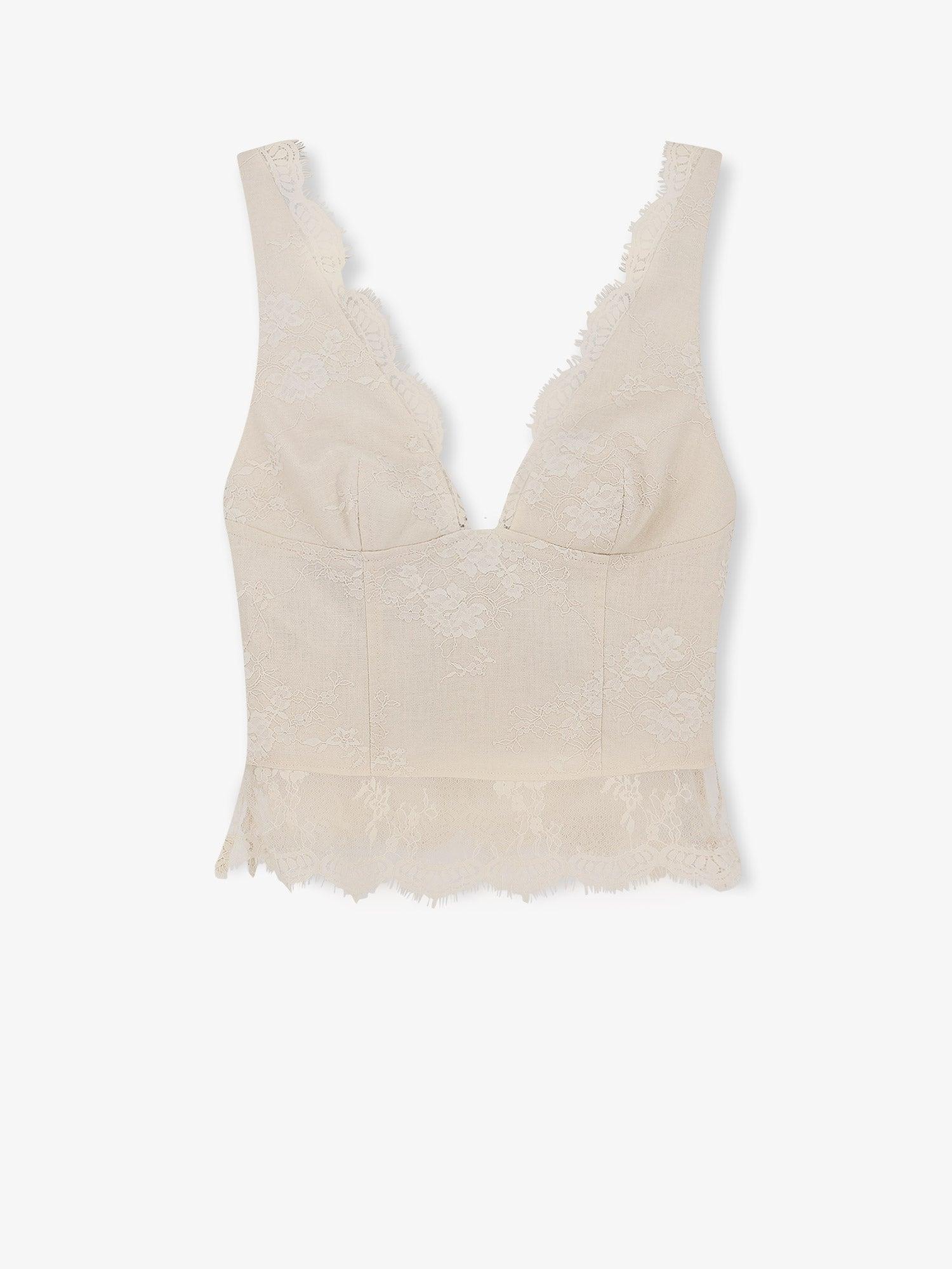 Haut Dentelle Femme PINKO - Taille M (US), Débardeur - Neuf Sans étiquettes