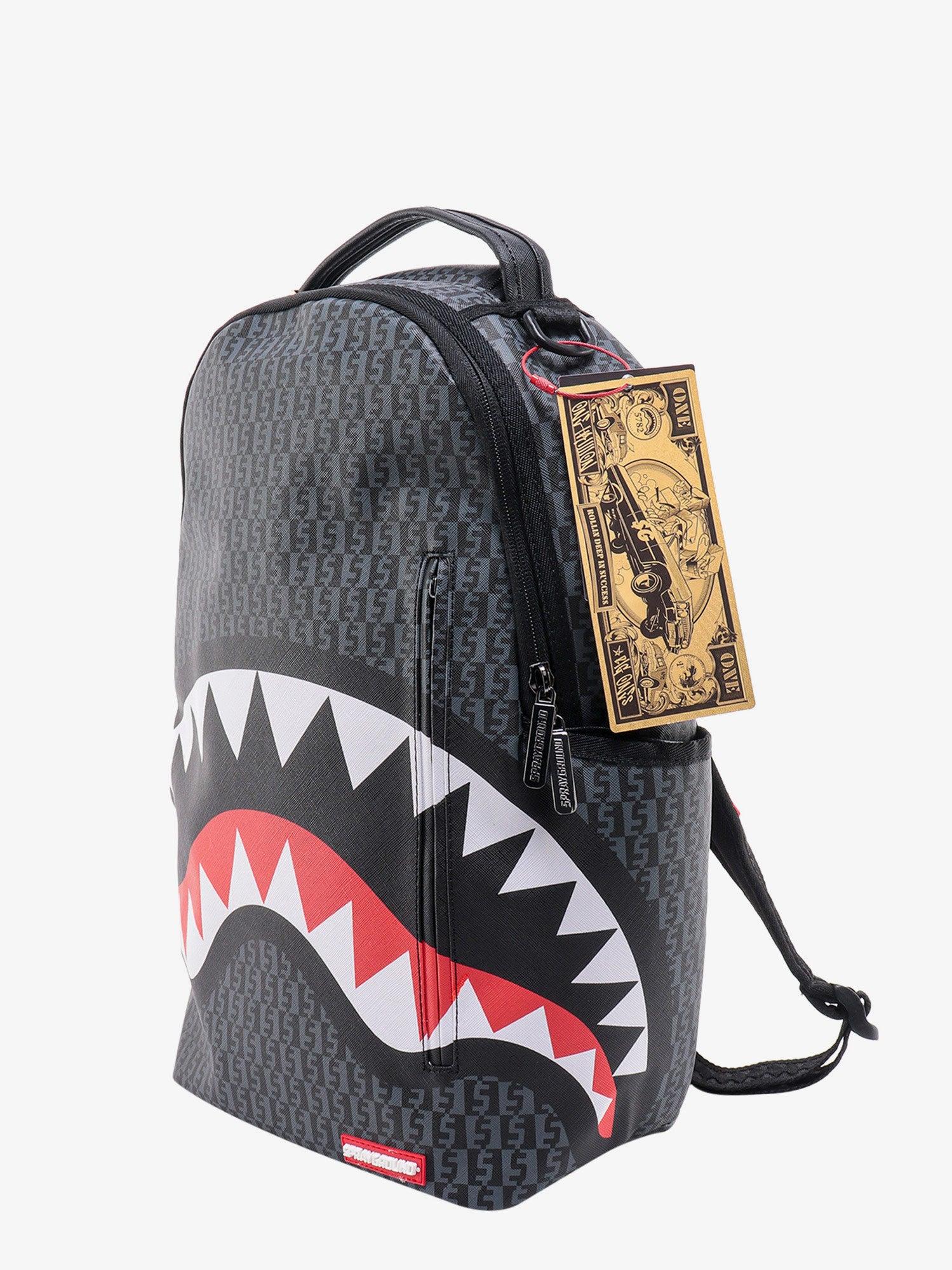 Sprayground Printed Backpacks in Blue for Men