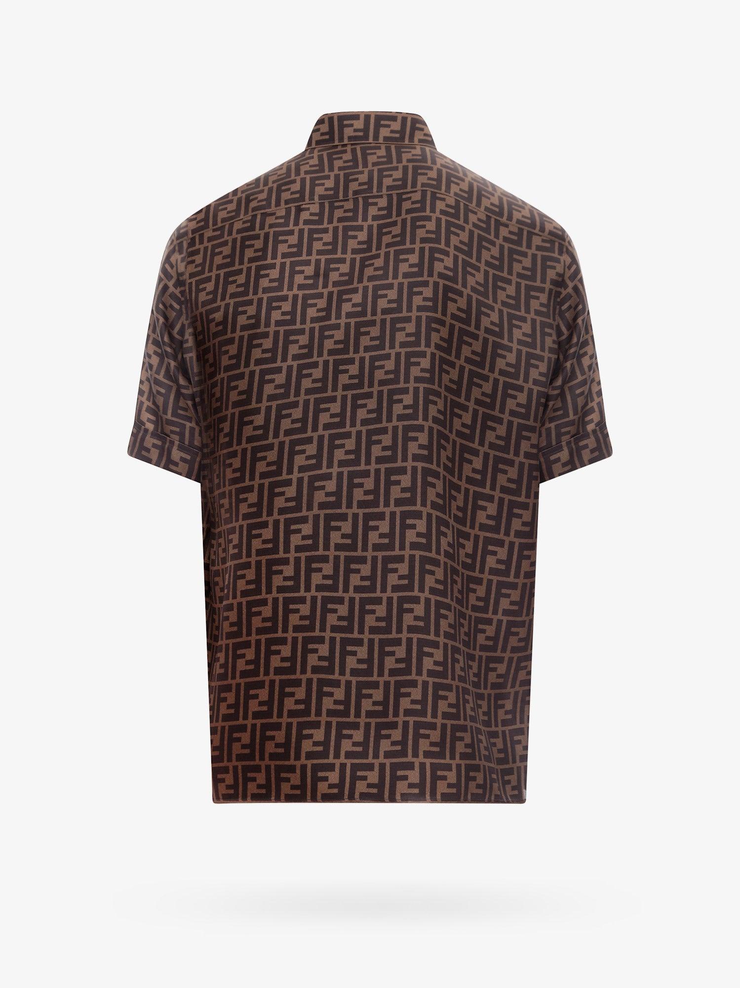Fendi Shirt in Brown for Men