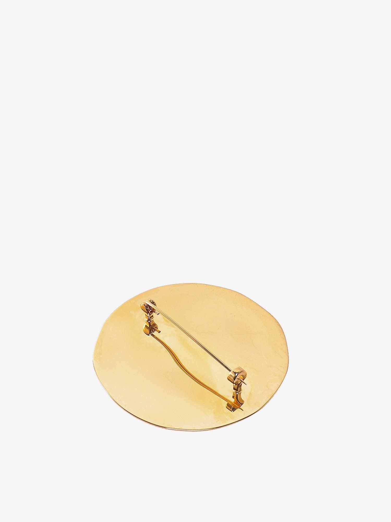 【送料&関税込】Jil Sander Brass Brooch Pin New Lightness Brass Pin in Gold – SVRN