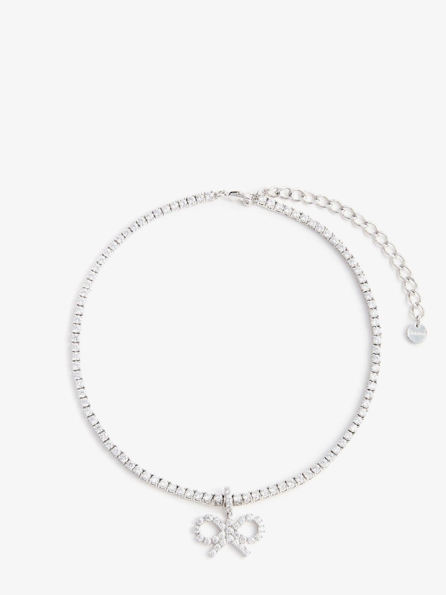 【関税・送料込み】SELF-PORTRAIT NECKLACES WHITE NECKLACE White Self-Portrait Necklaces for Women | Lyst Canada
