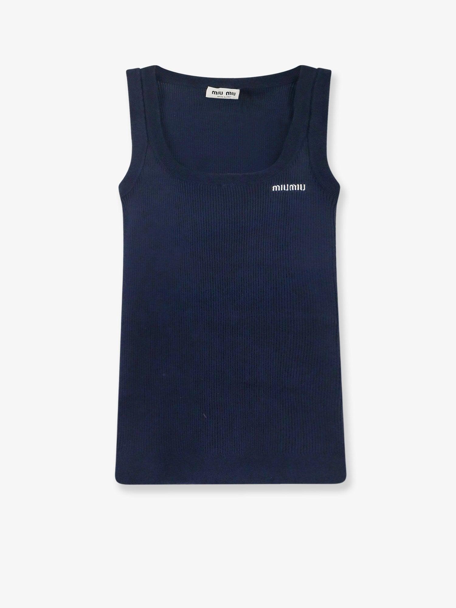 Miu Miu Sleeveless and tank tops for Women | Online Sale up to 50