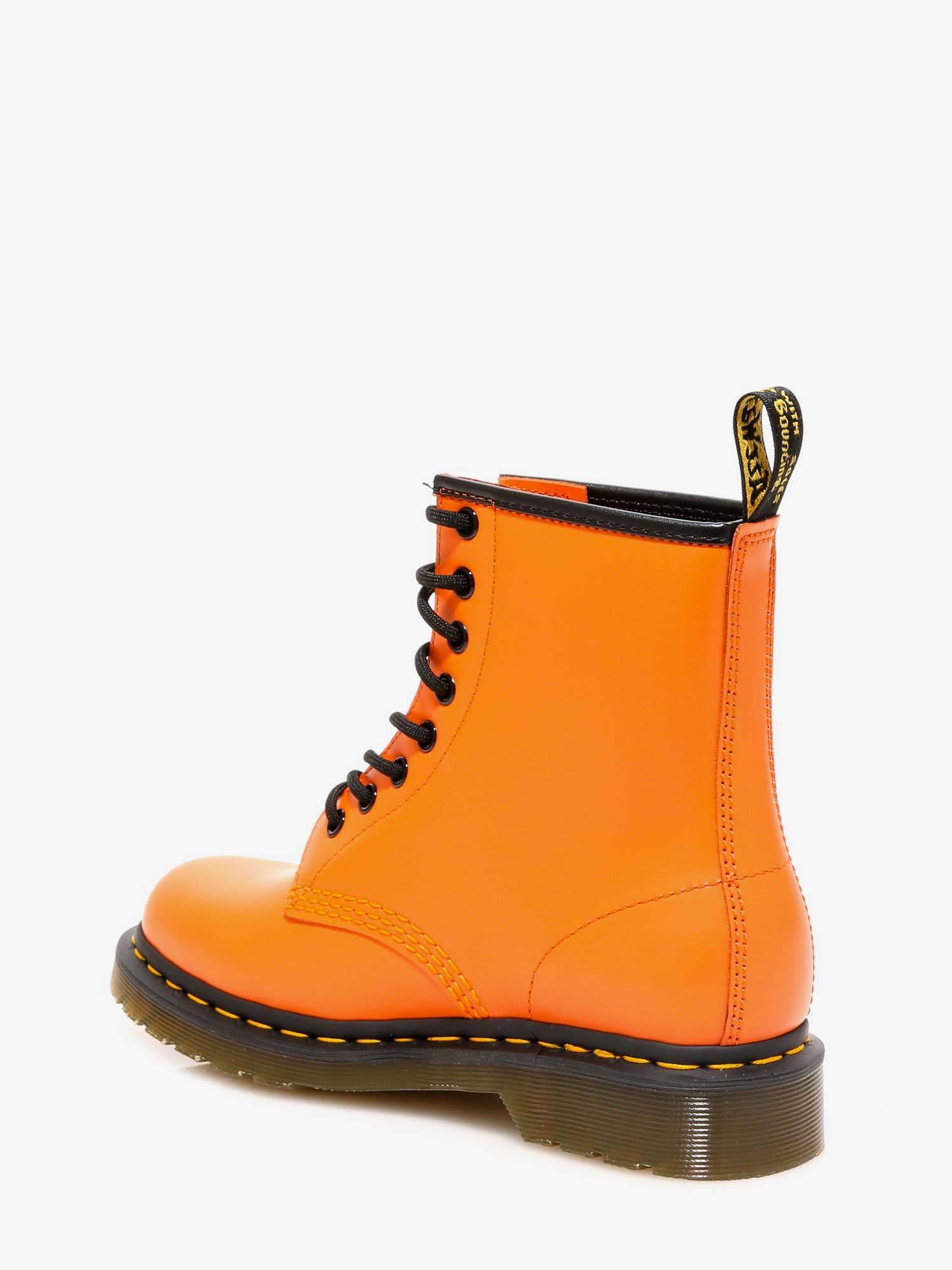 Dr. Martens 1460 Smooth Leather in Orange - Save 72% - Lyst