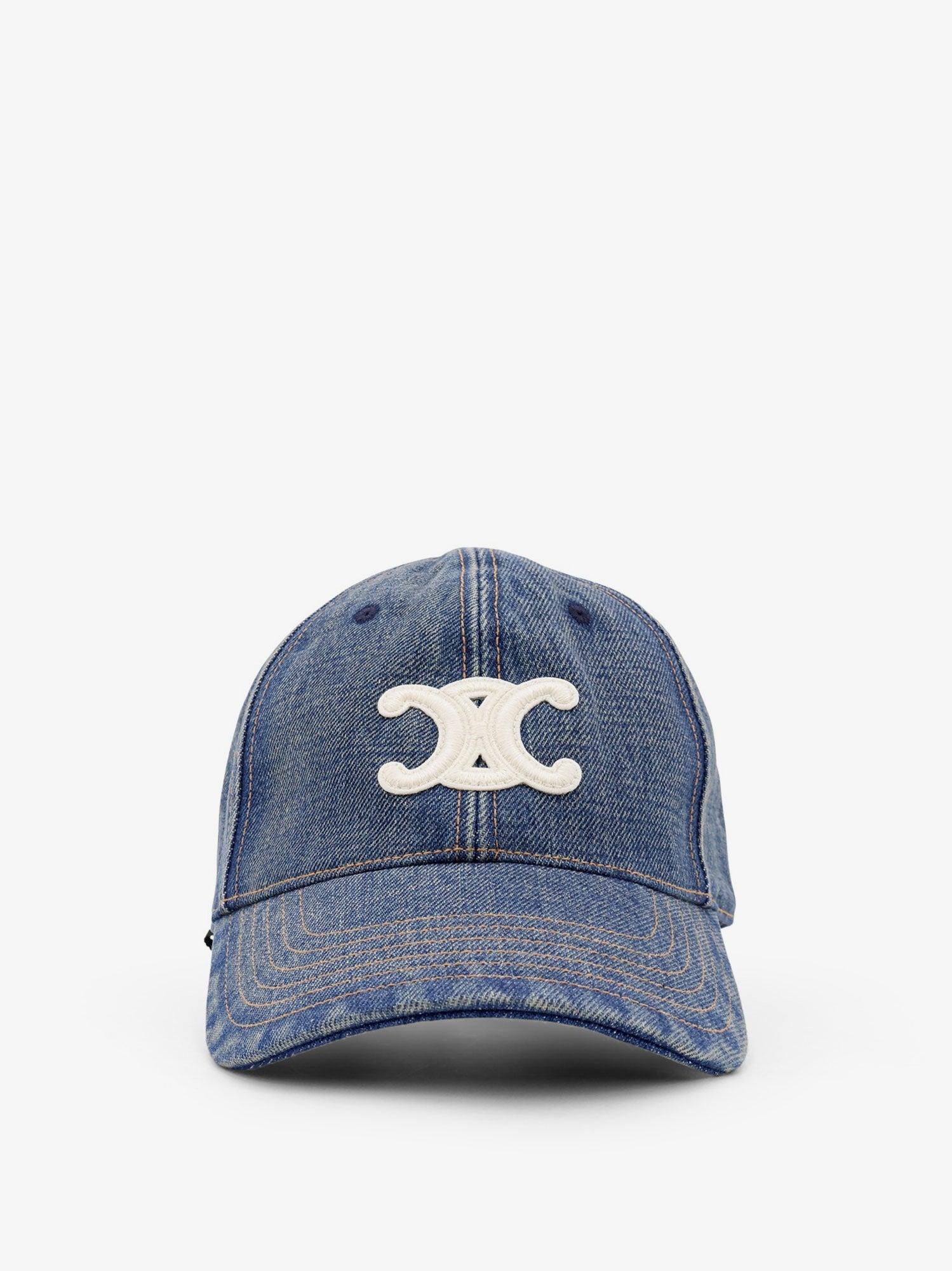 Celine Triomphe Denim Hat in Blue for Men | Lyst display picture 3