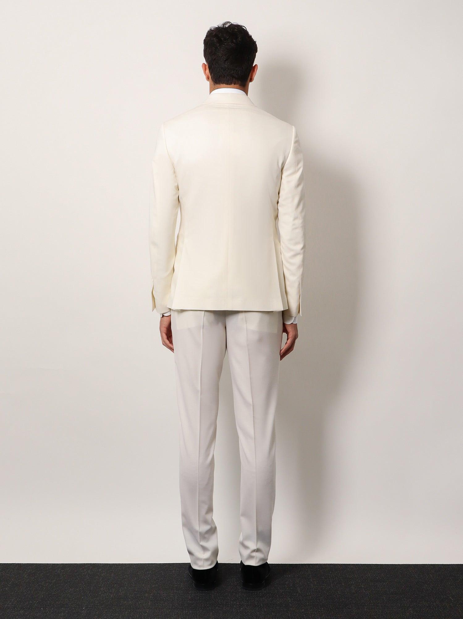 LARDINI Virgin wool tuxedo with satin lapel ジャケット Lardini Virgin Wool Tuxedo With Satin Lapel in Blue for Men
