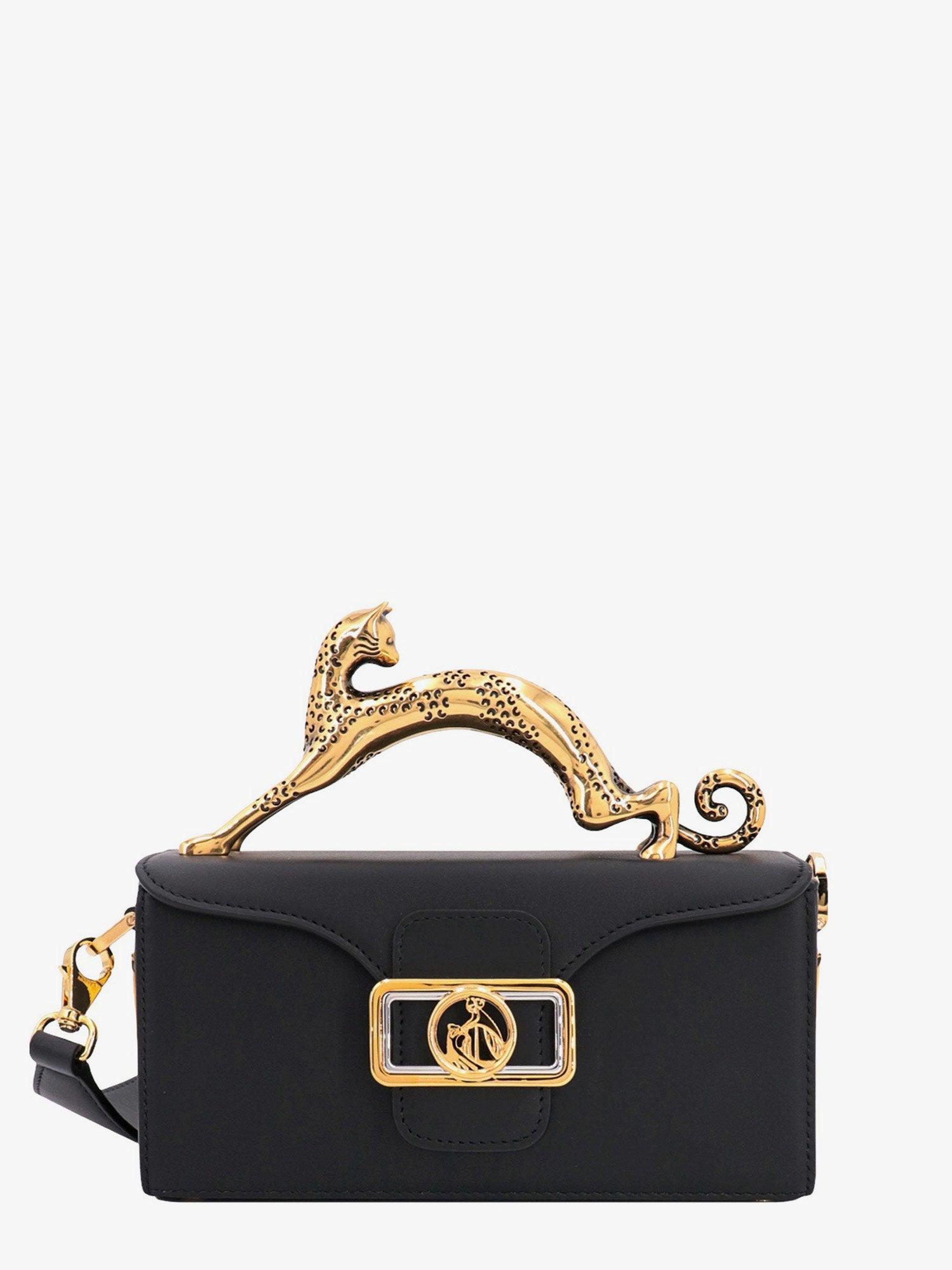 Lanvin Pencil Cat Bag Handbag in Black Lyst