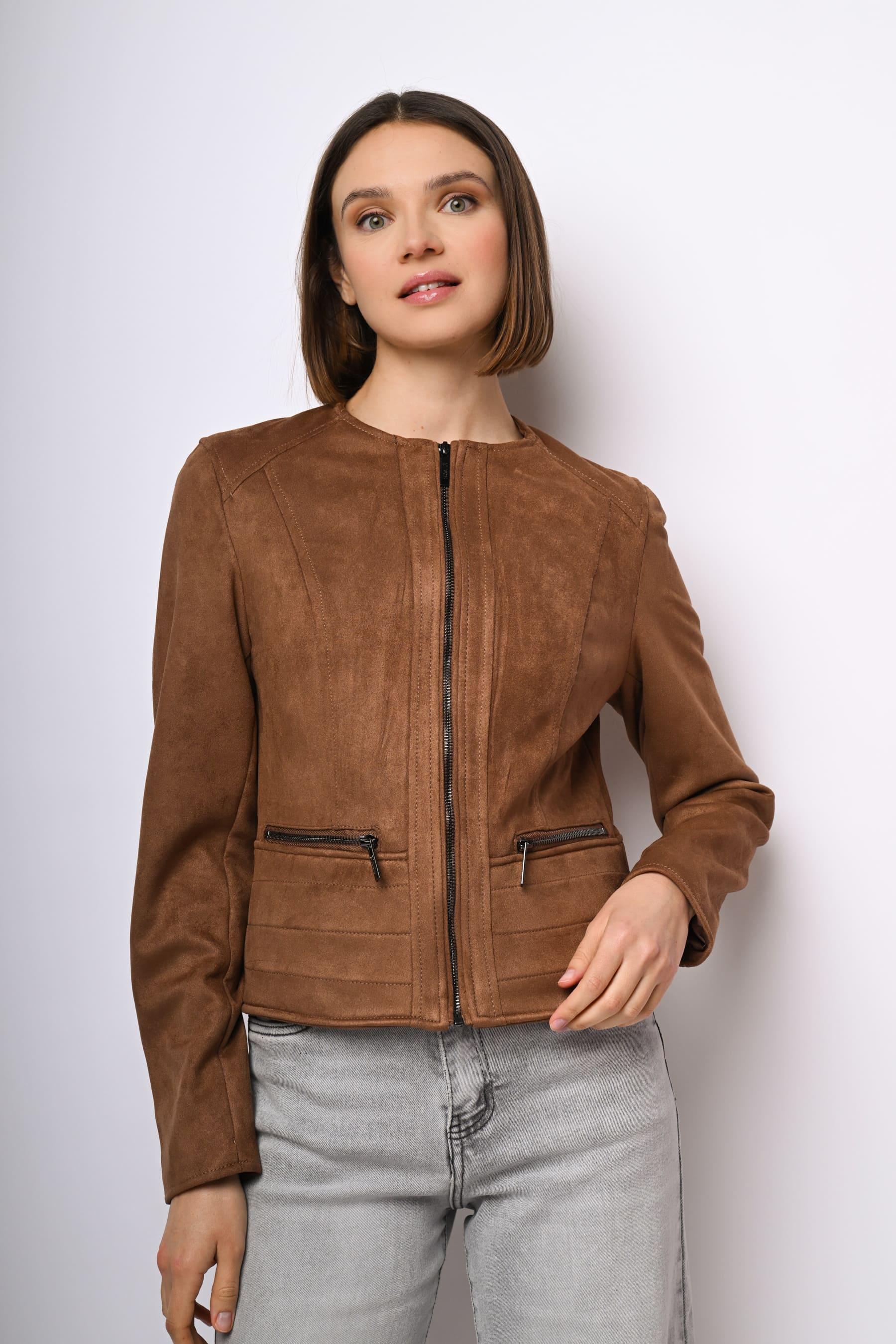 Ecopelle Giubbotti Casual Giubbino Ecopelle Giubbotti In Pelle