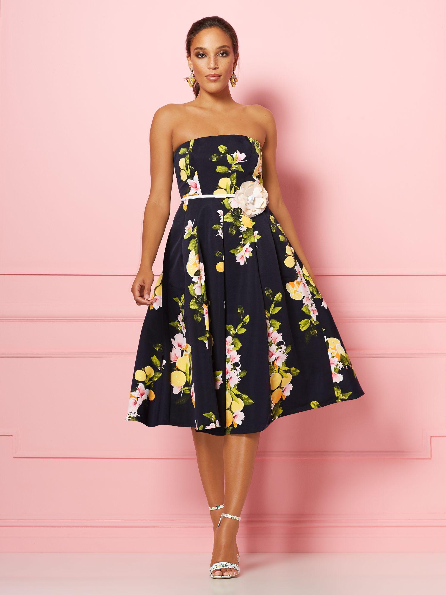 eva mendes lemon dress
