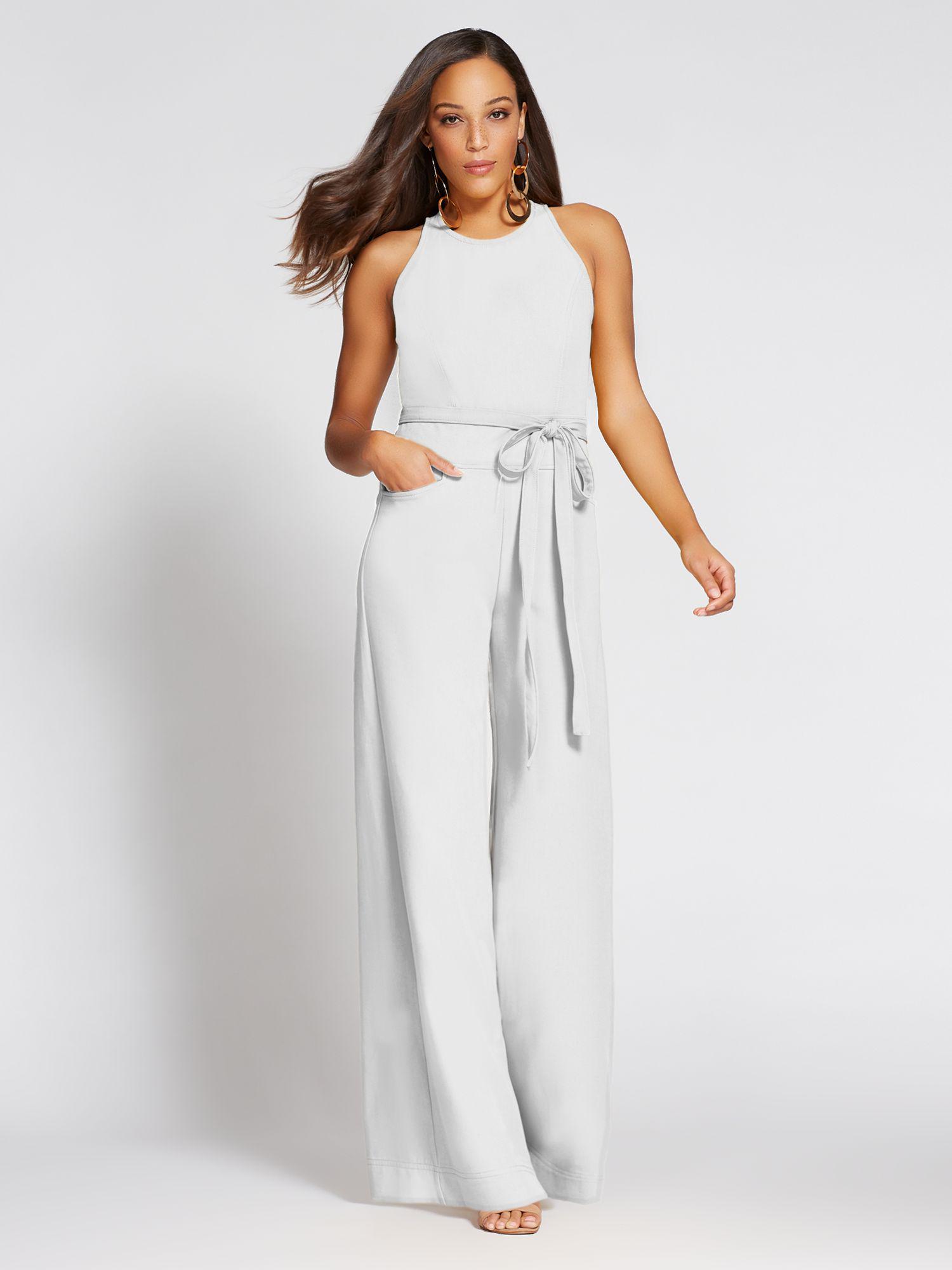 gabrielle union white jumpsuit