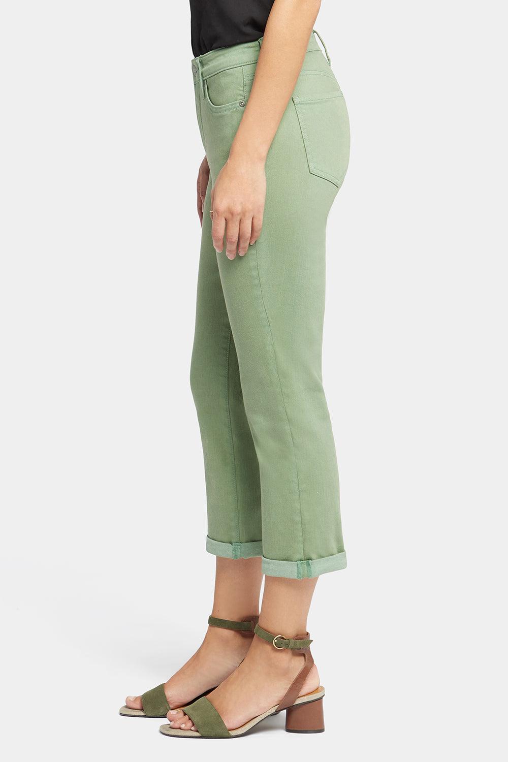 NYDJ Chloe Skinny Capri Jeans In English Ivy in Green | Lyst
