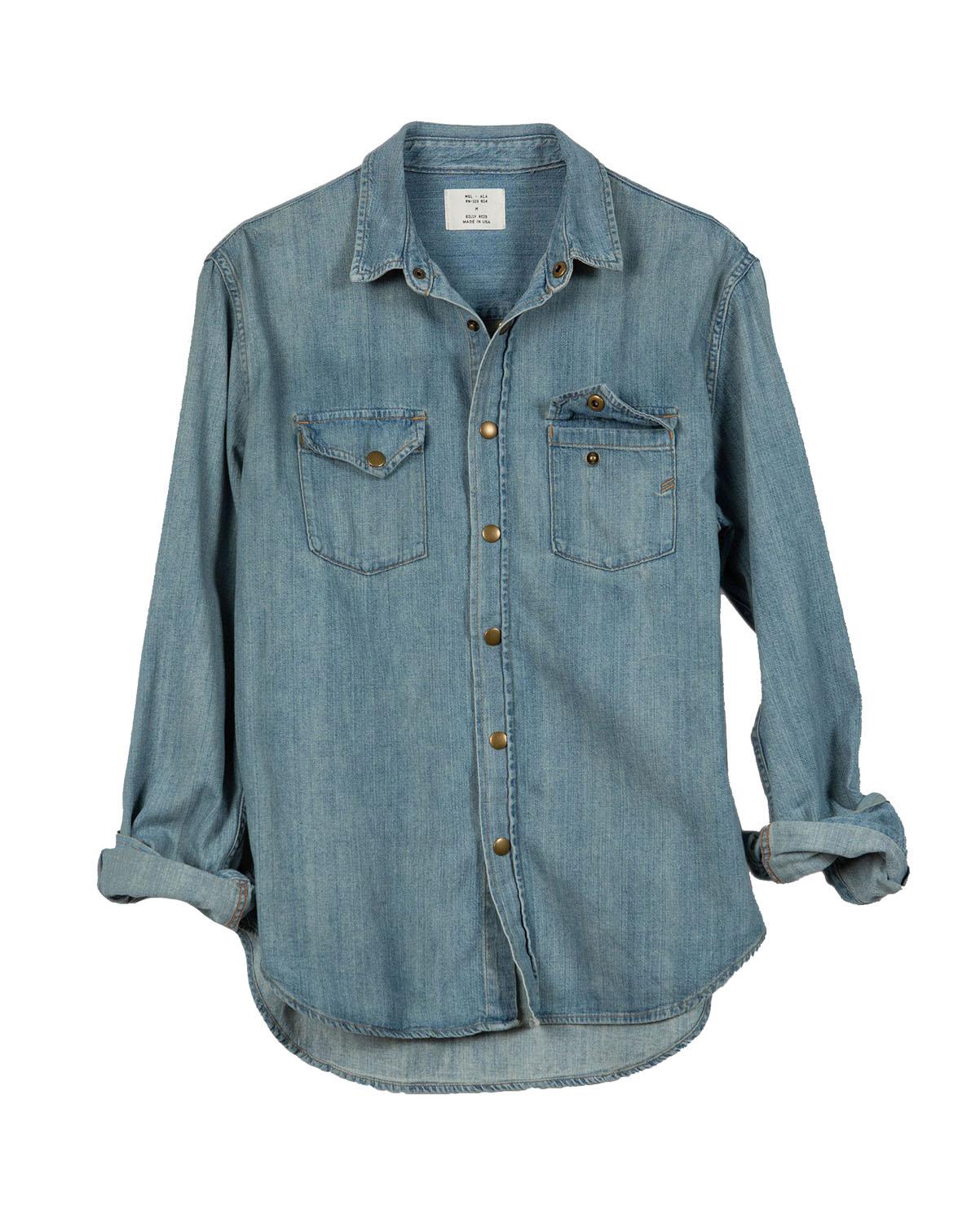 billy reid denim shirt review