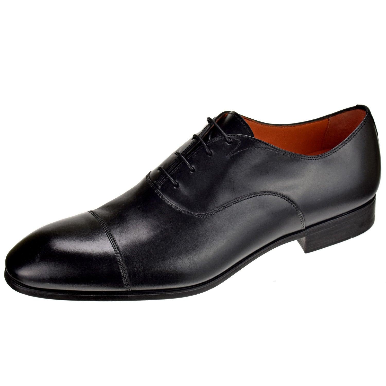 santoni salem cap toe oxford