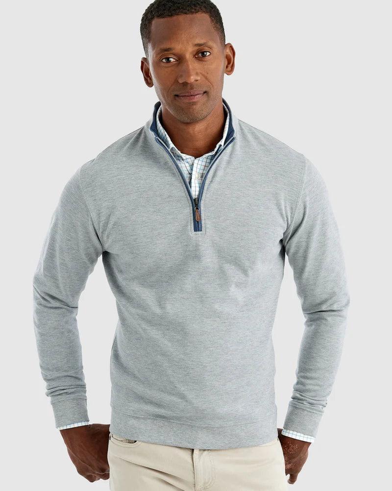 Johnnie-o Sully 1/4 Zip in Gray for Men | Lyst