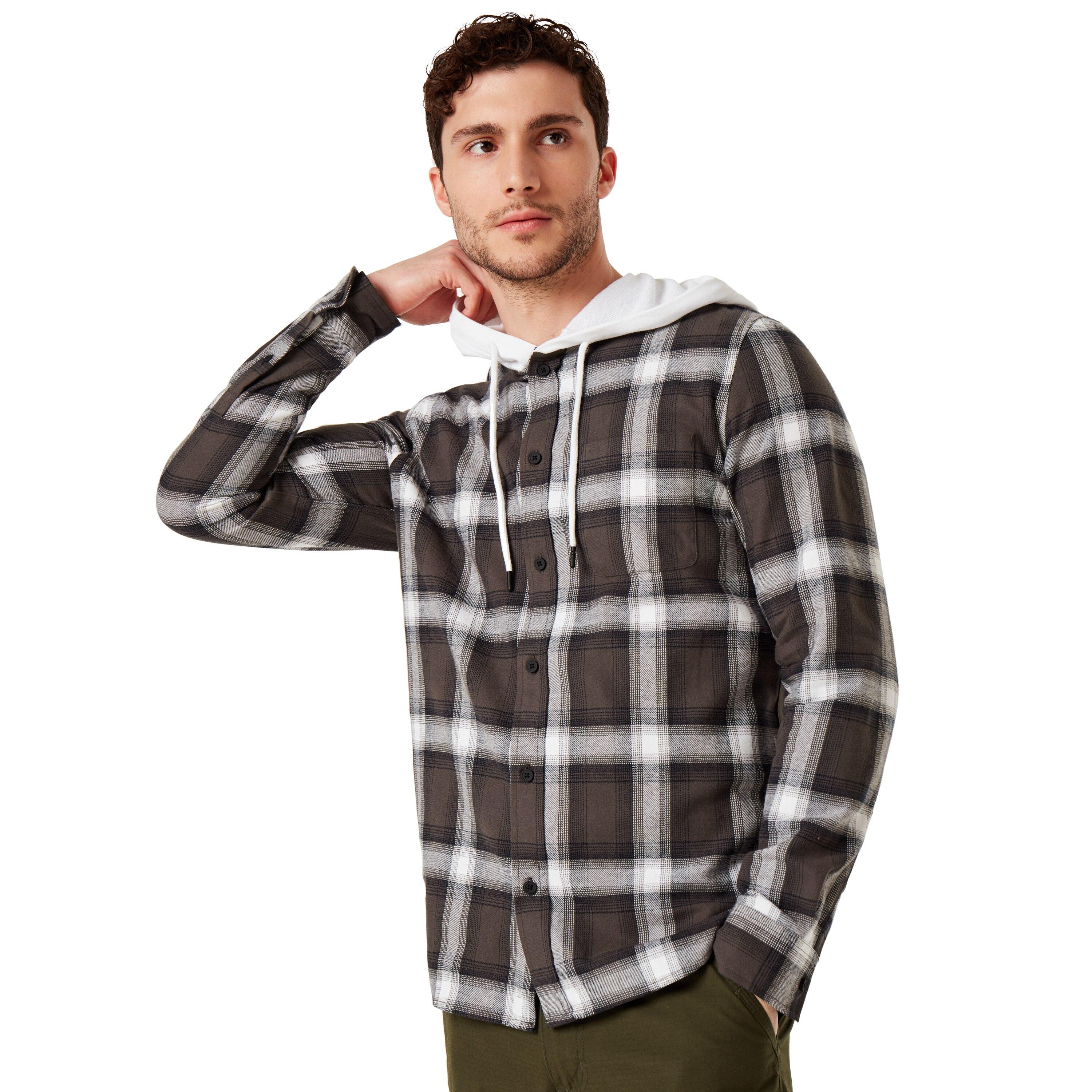 Oakley Cotton Icon Hooded Shirt for Men 