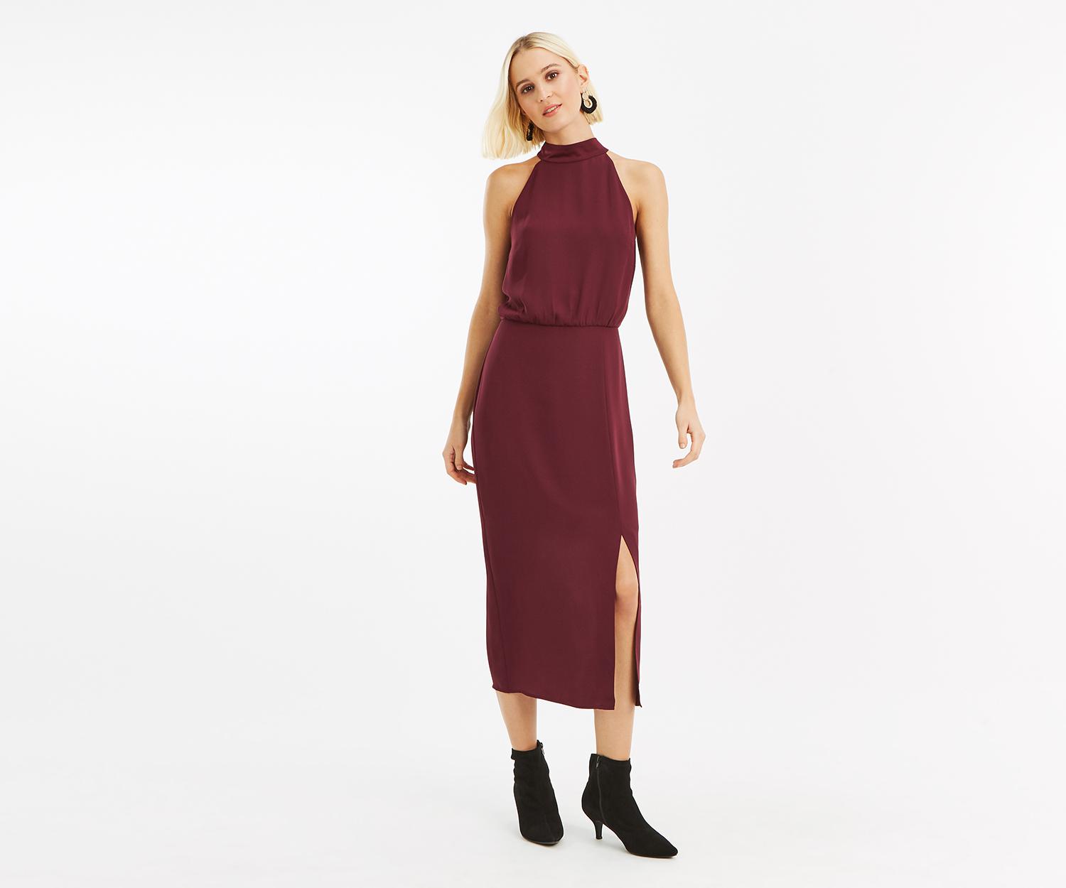 oasis berry dress