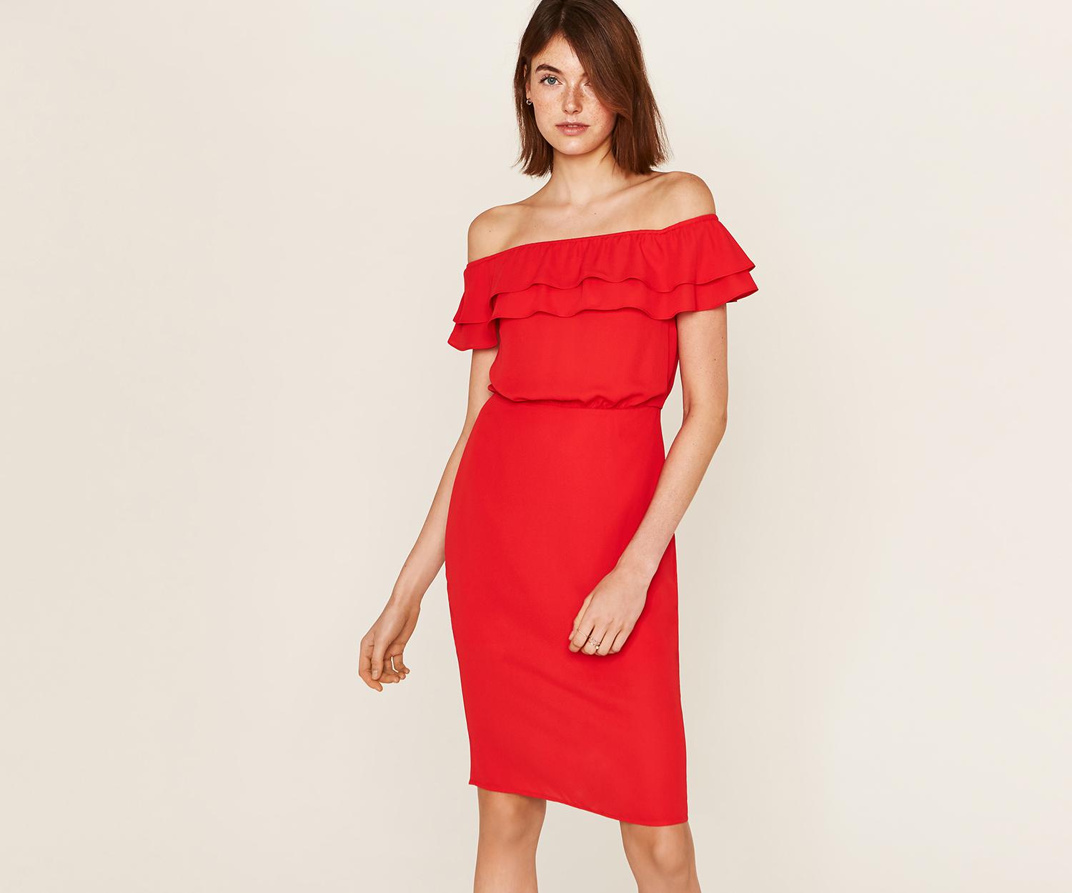 red mini homecoming dresses