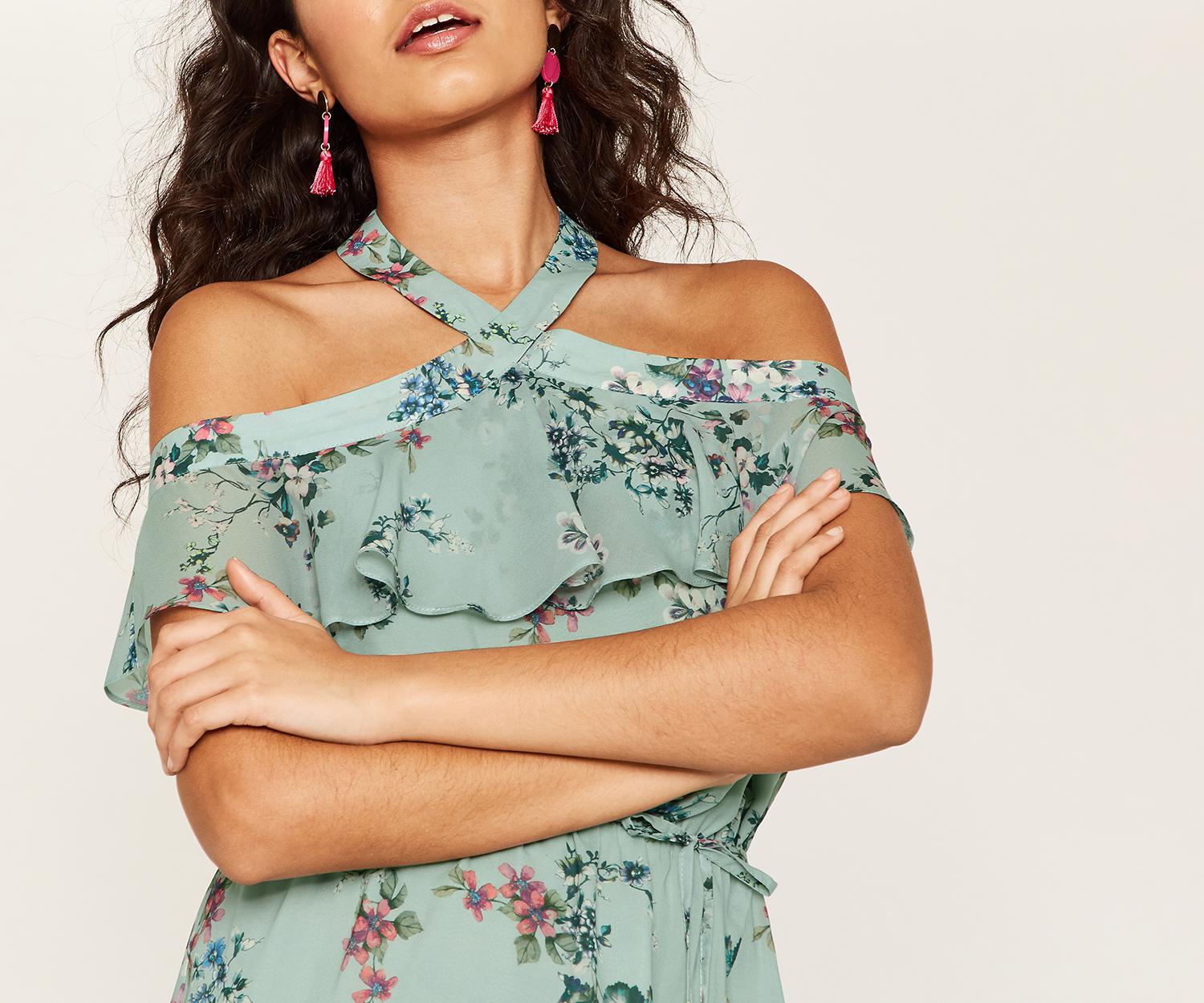 oasis jasmine floral dress