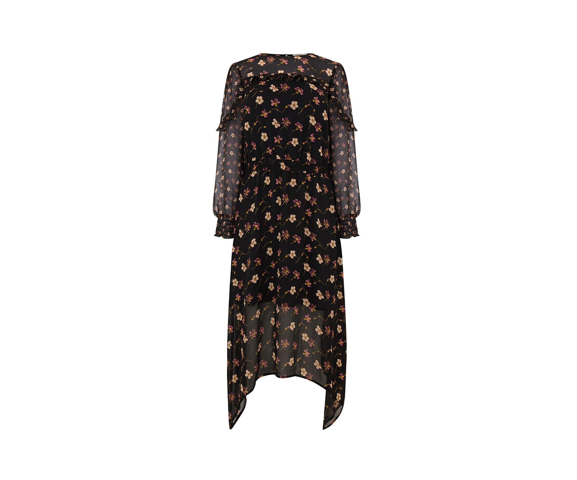frieda floral midi dress