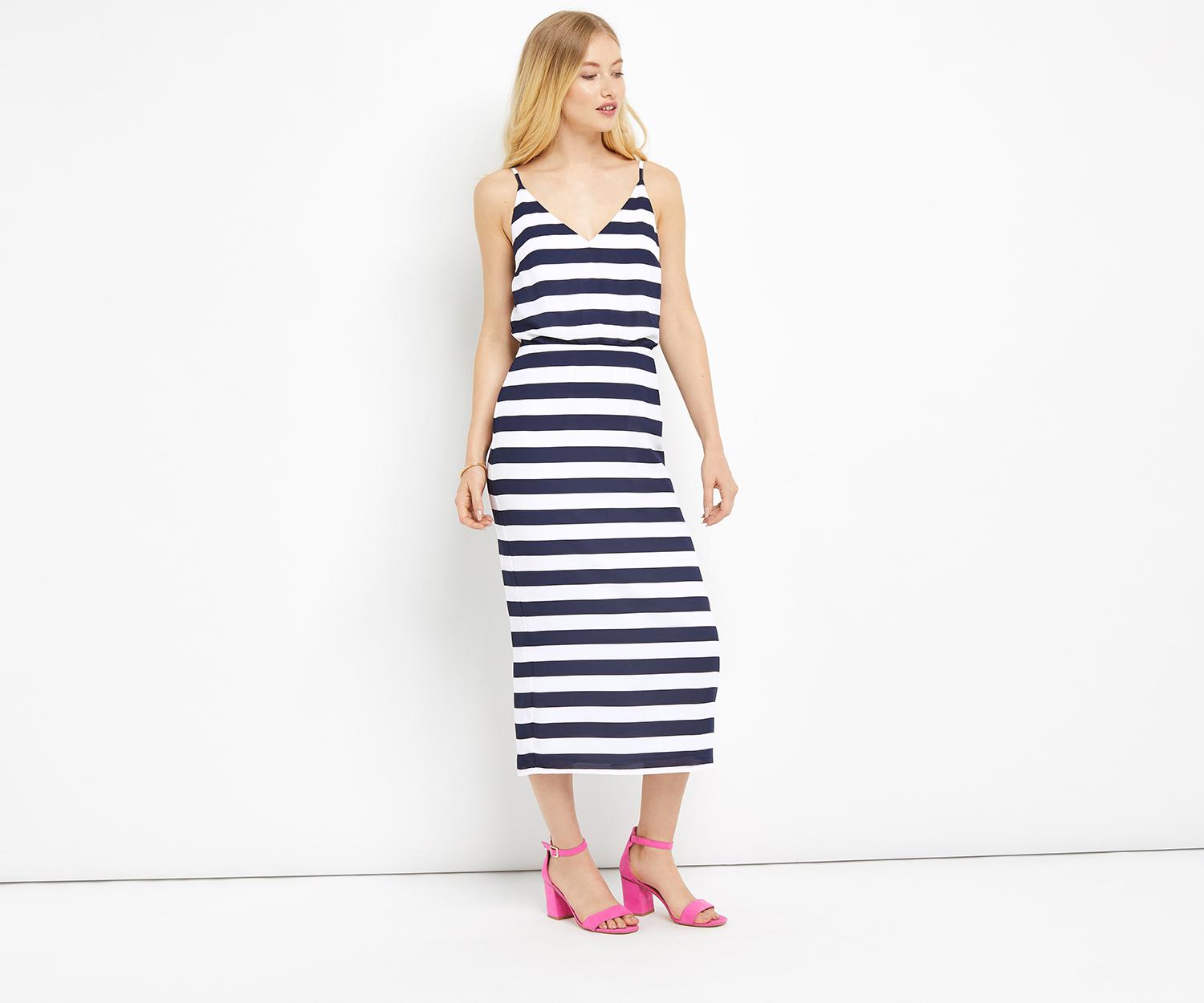 oasis column midi dress