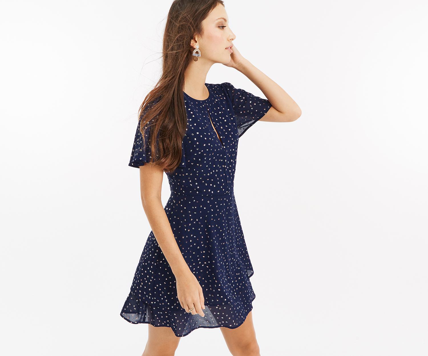 oasis blue sparkle dress