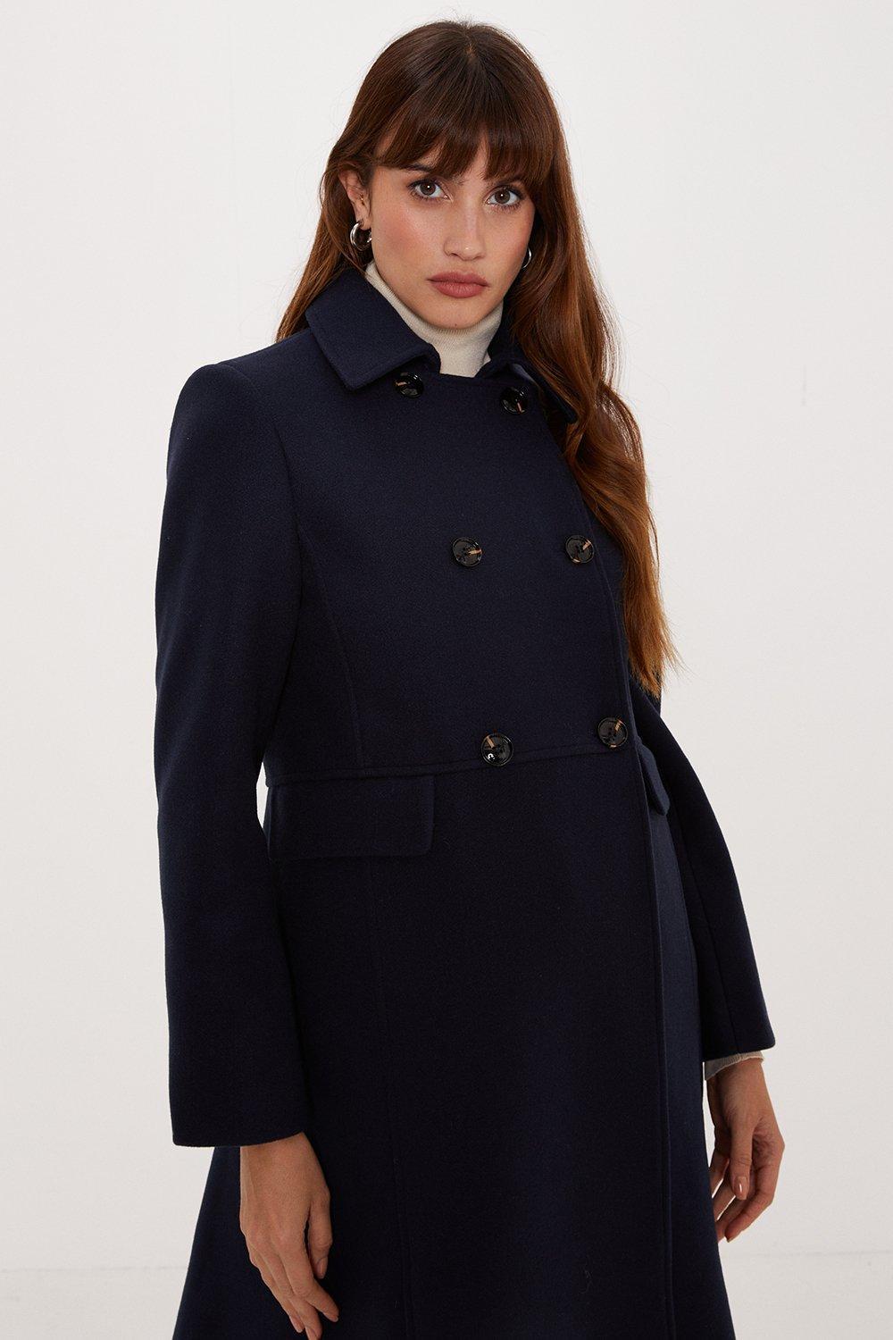 Oasis double shop breasted coat