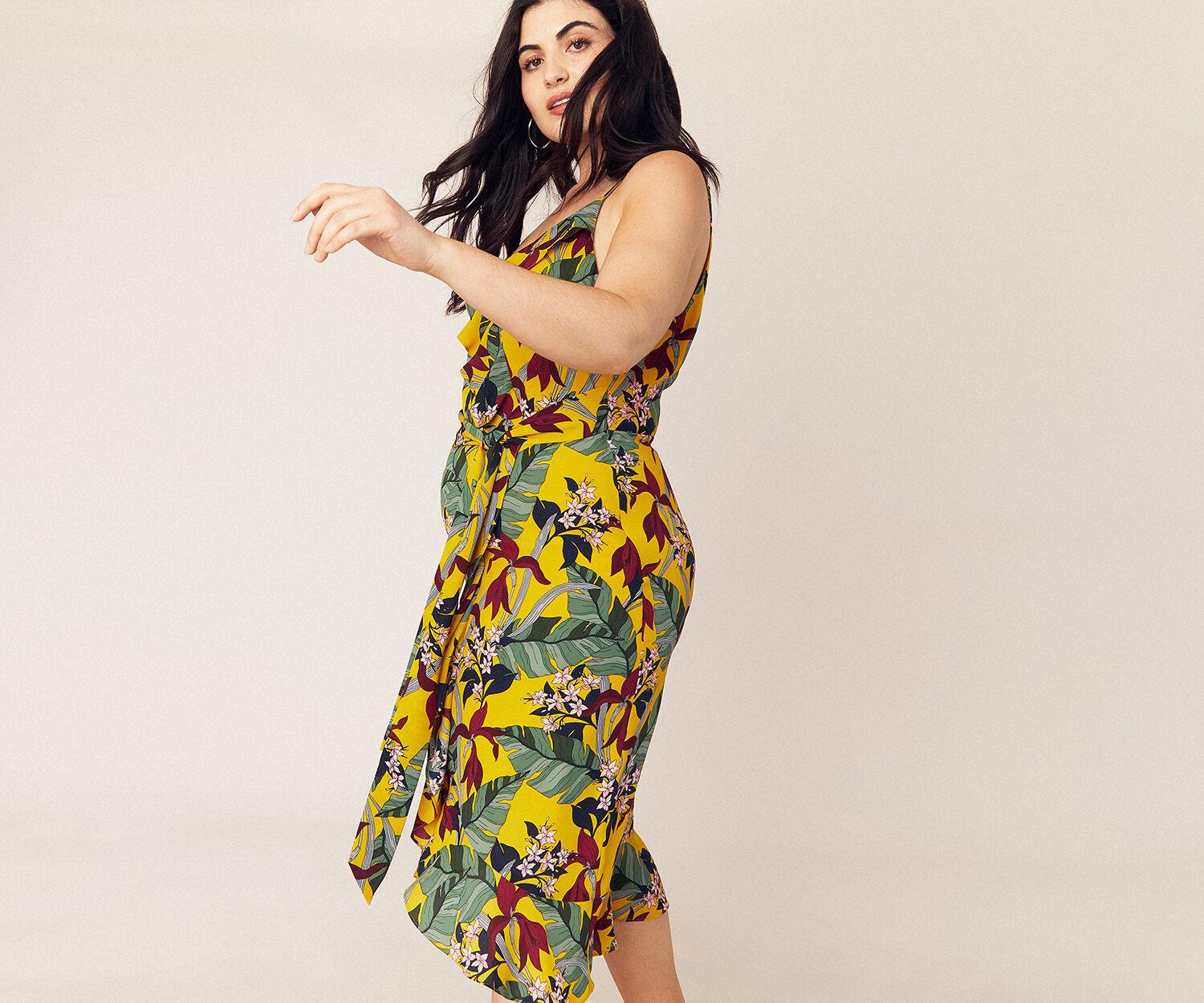oasis floral midi