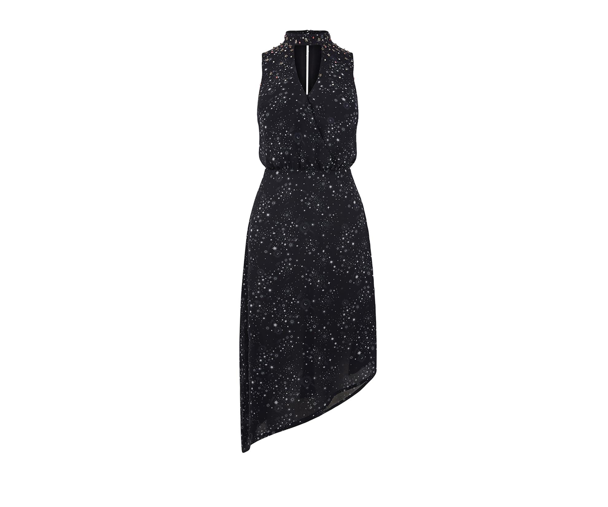oasis star print dress