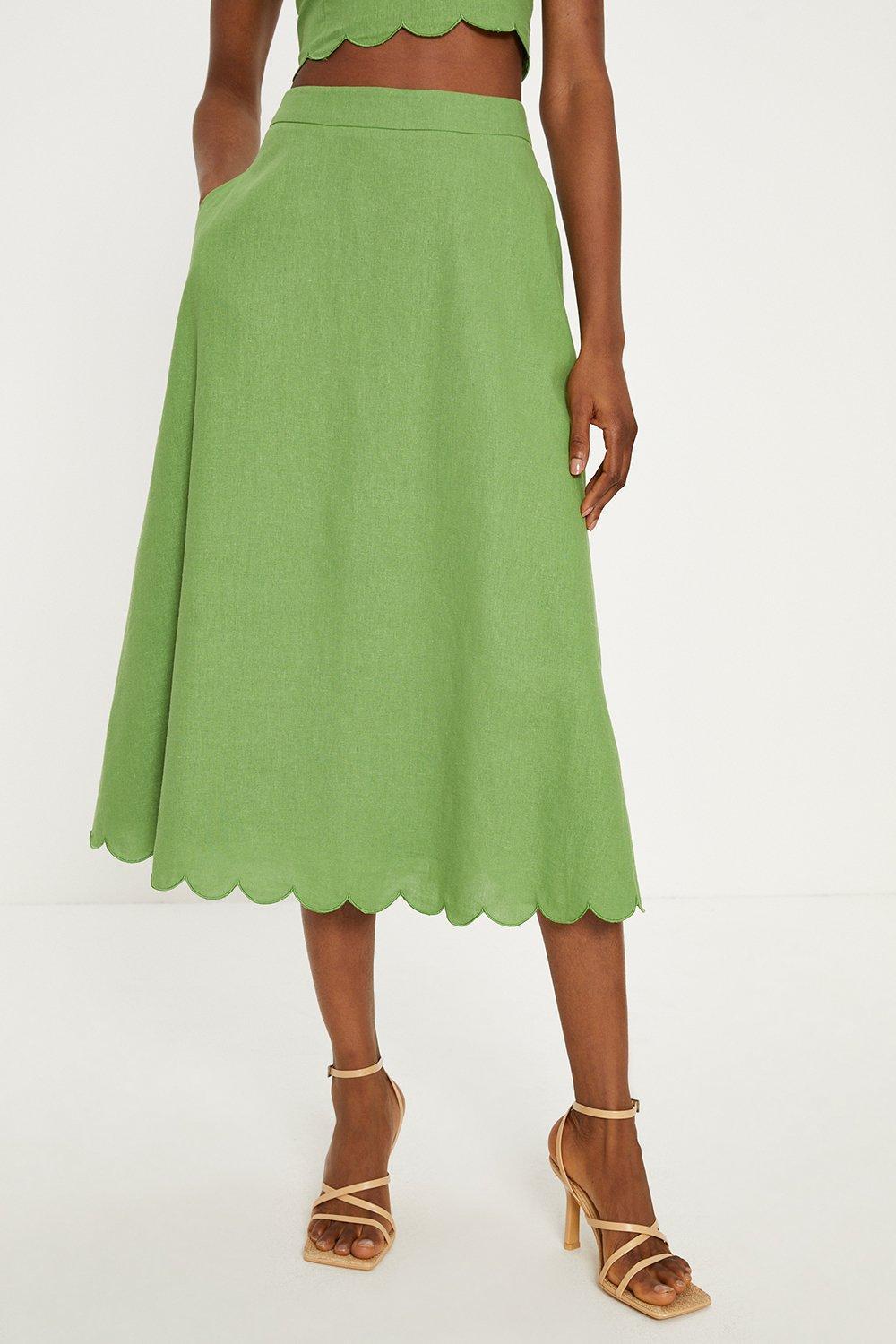 Green skirt clearance oasis