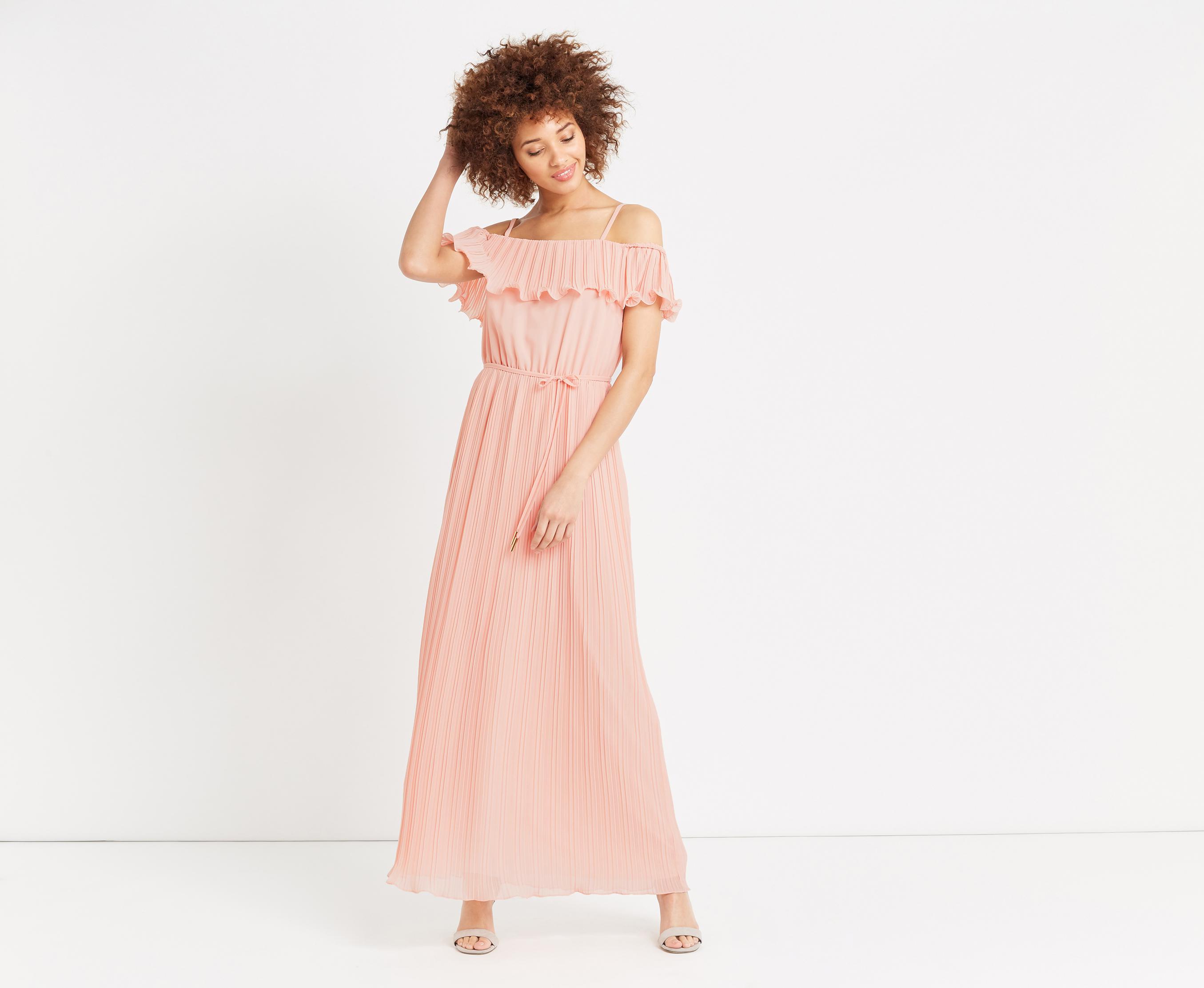 oasis rachel pleat dress