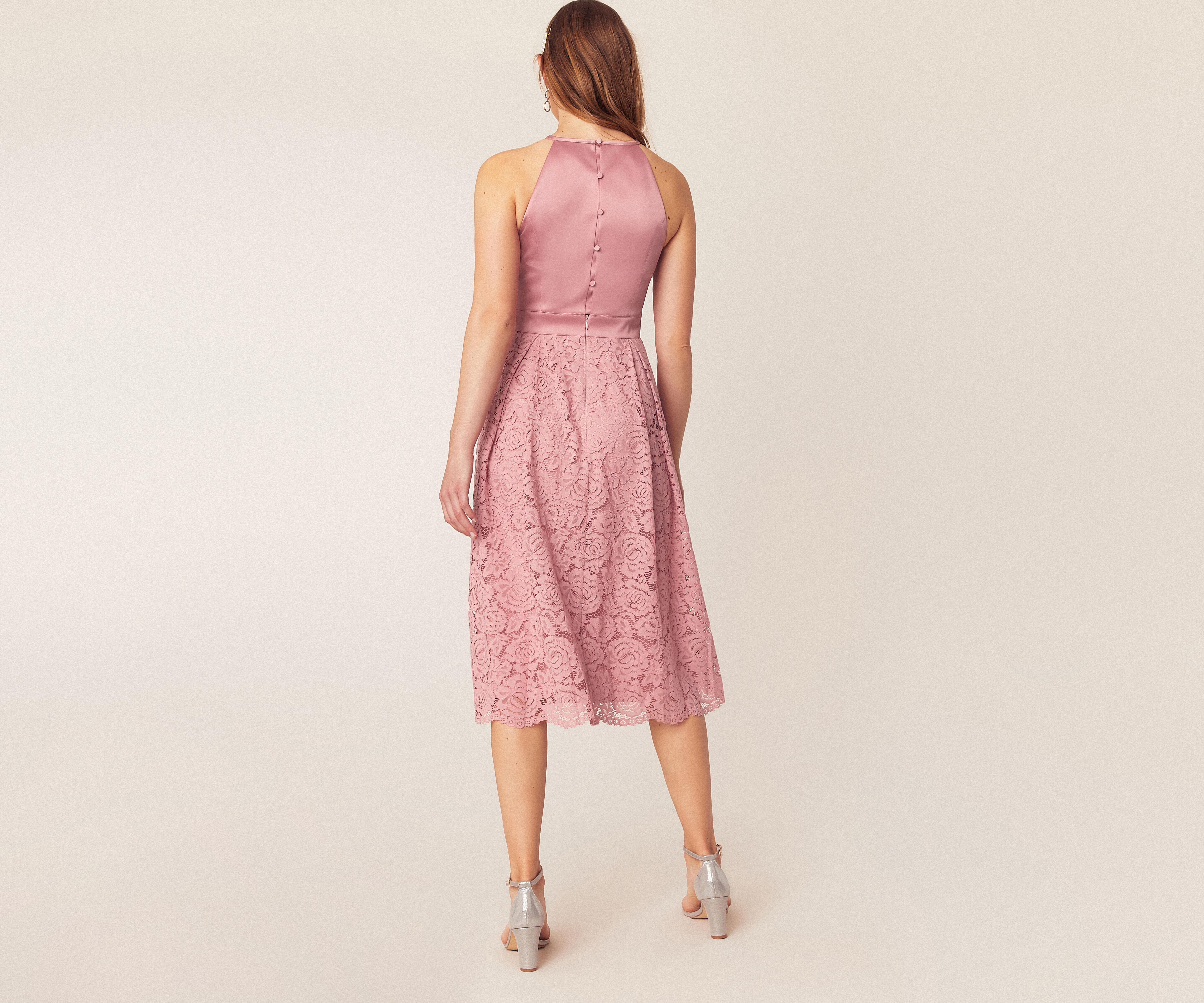 oasis pink bridesmaid dress