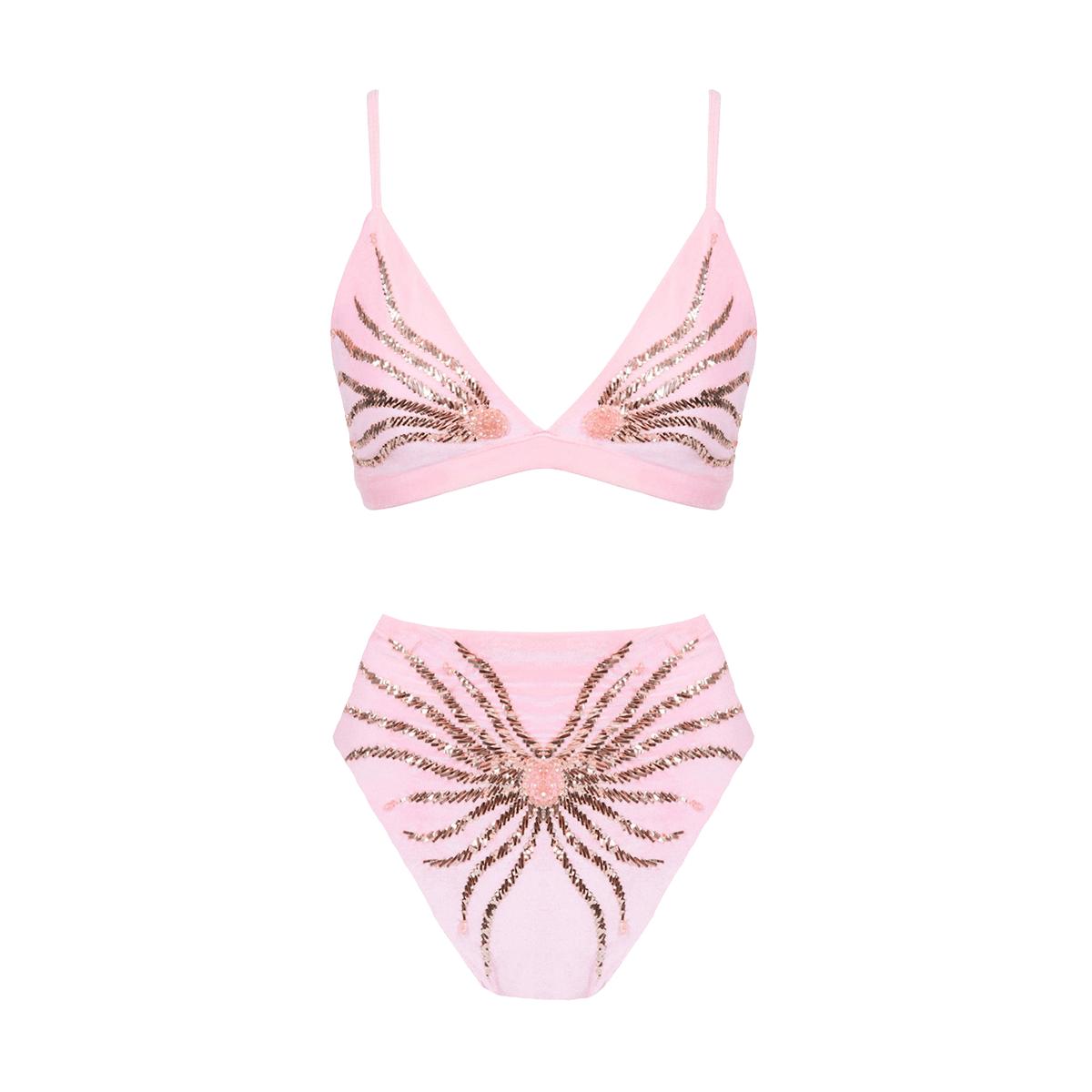 Oceanus Swimwear Last Chance - Ursula Bikini Light Pink | Lyst