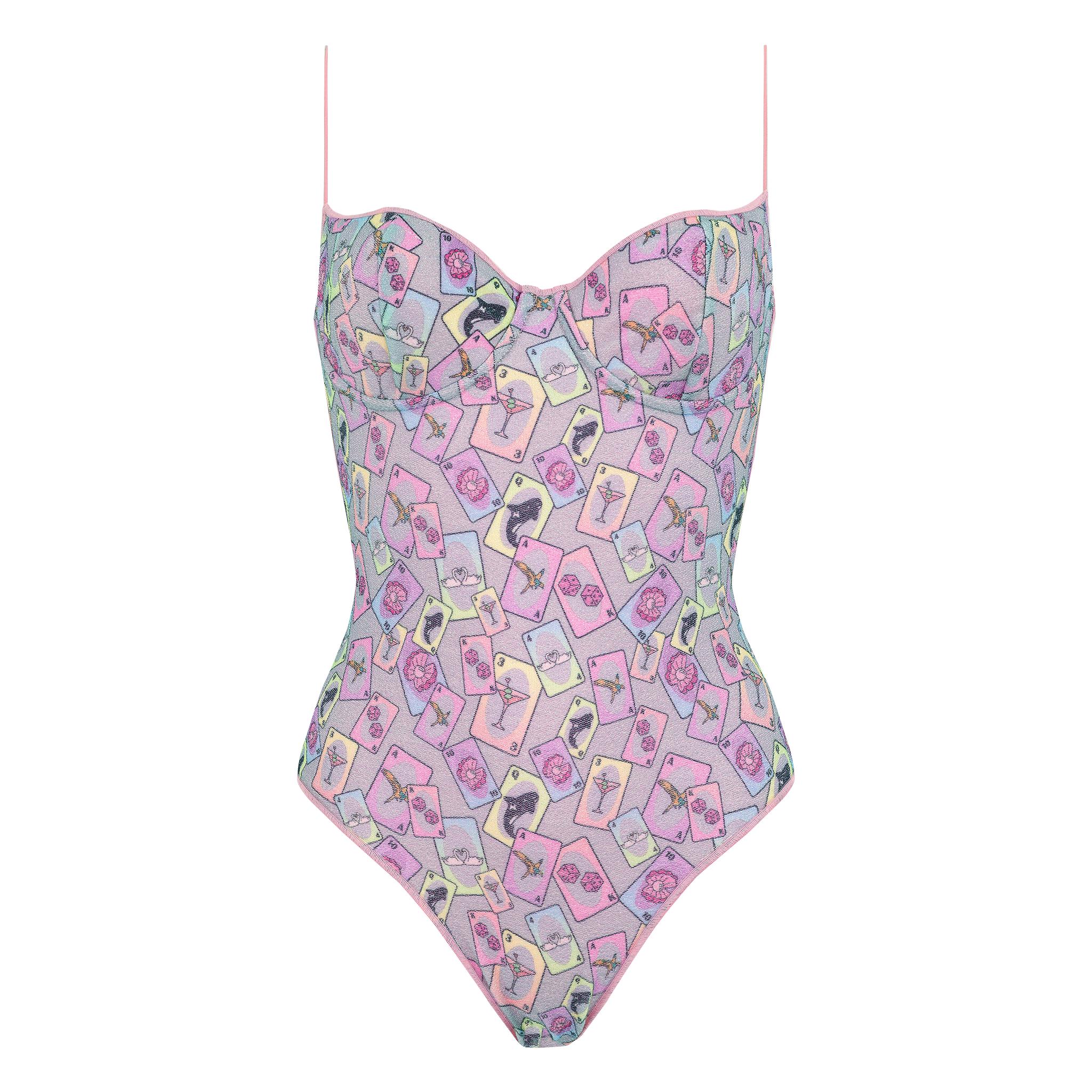 Oceanus Swimwear Martini Swimsuit in Purple Lyst