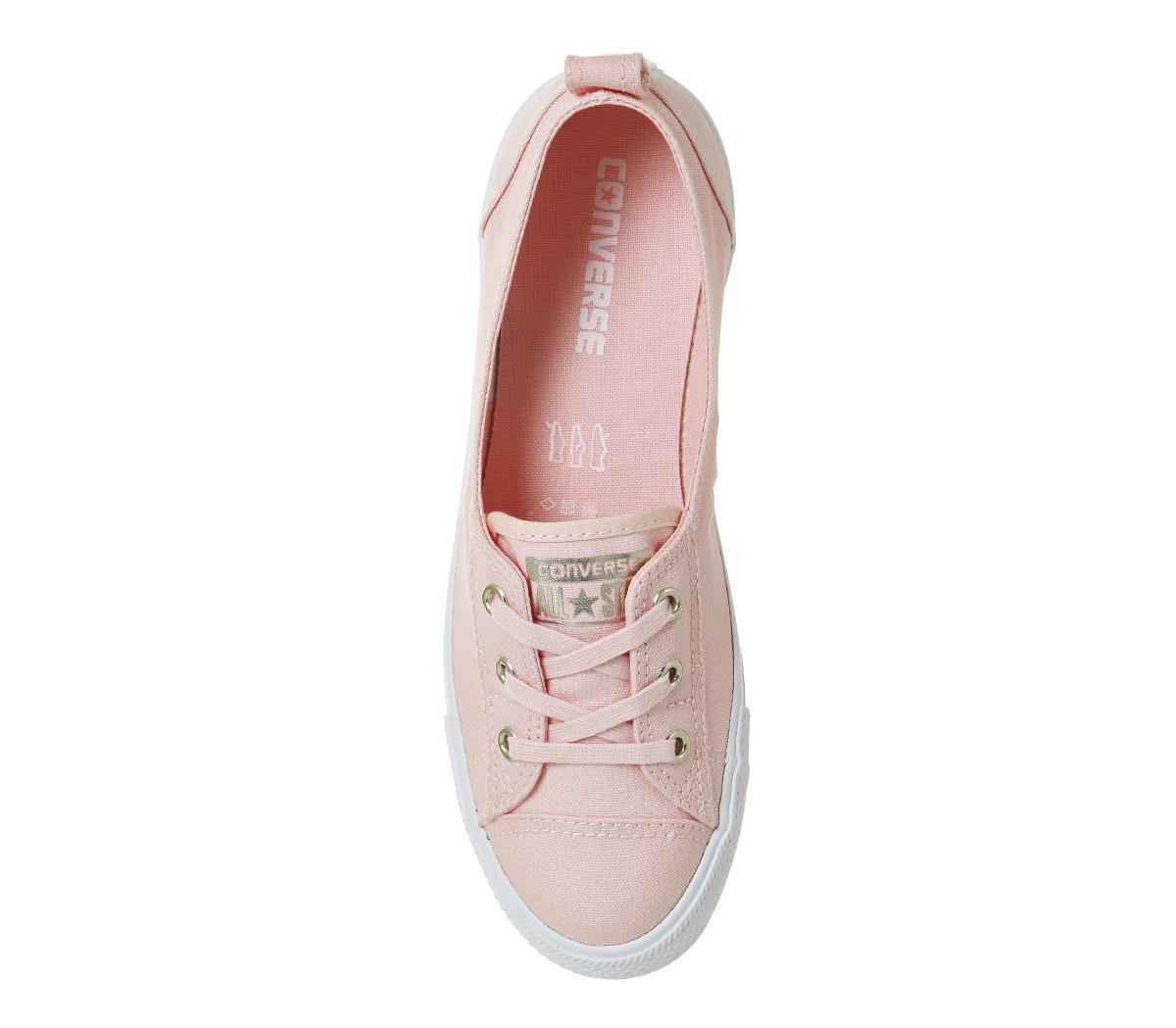 Converse Ctas Ballet Lace Trainers in Pink - Lyst