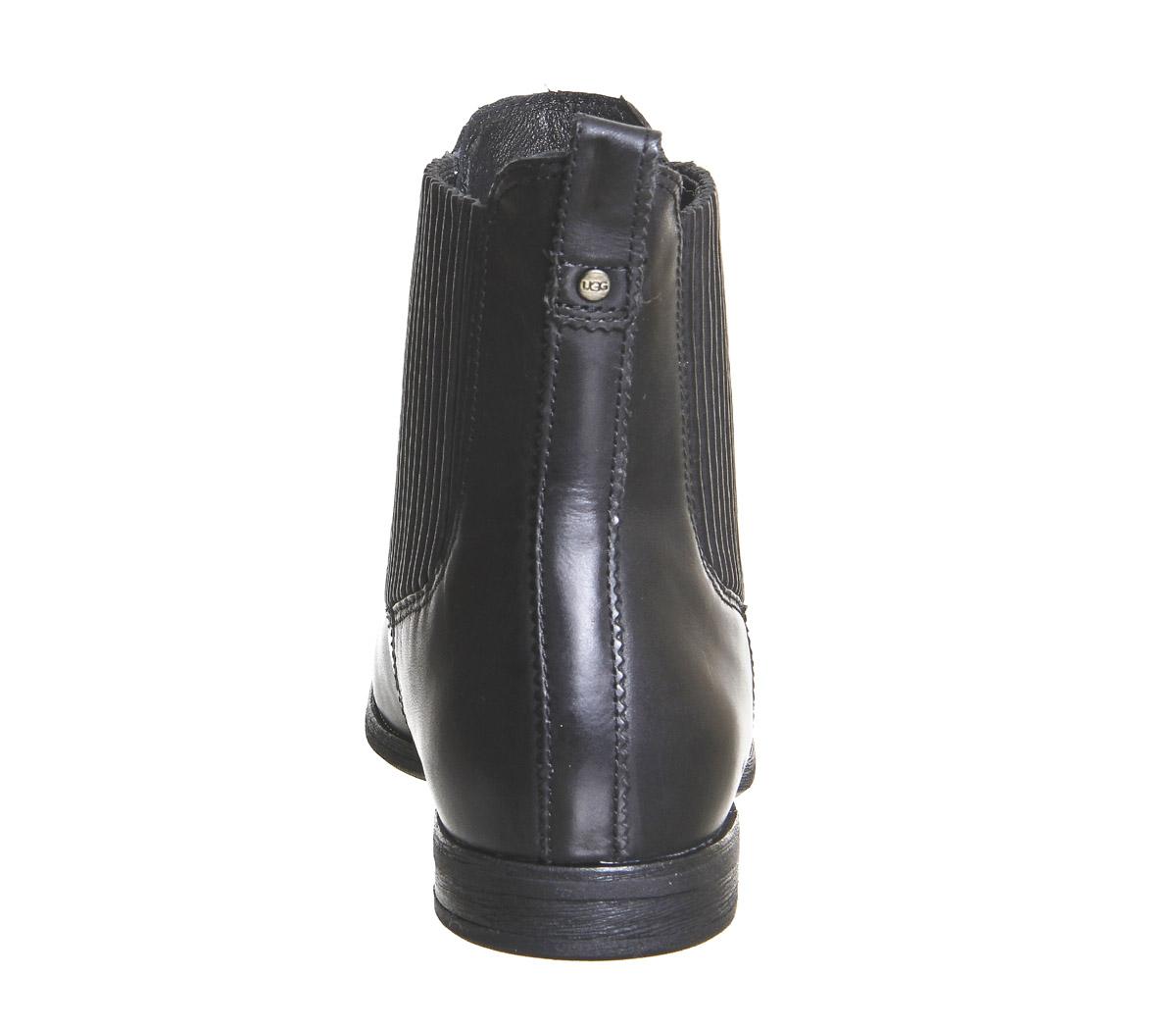 ugg womens joey chelsea boots black