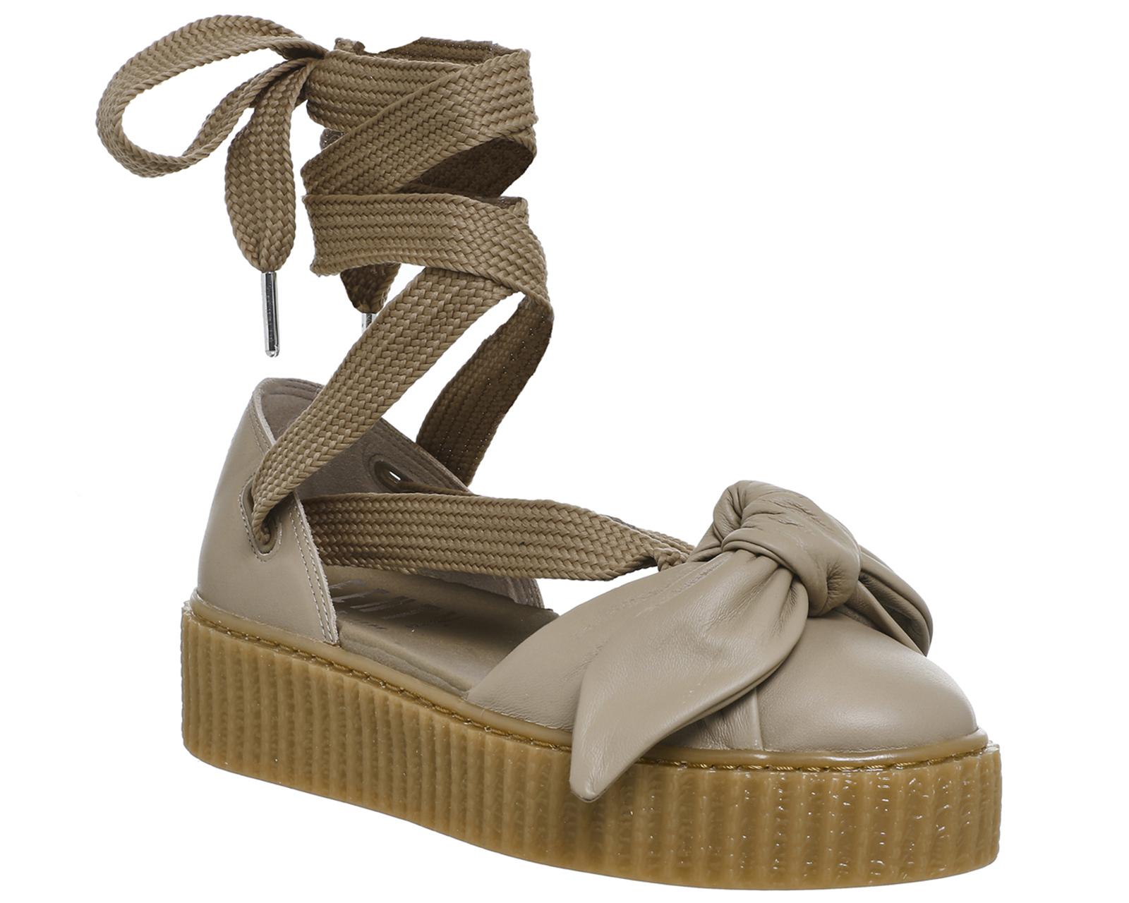 PUMA Creeper Ballet Lace in Natural - Lyst