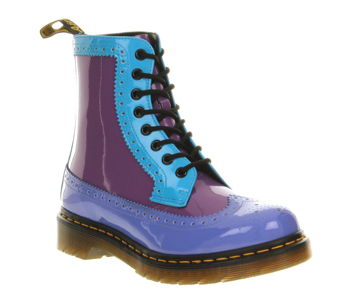 electric blue dr martens