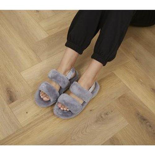 Ugg Fluff Ugg Oh Yeah Soft Amethyst UGG Oh Yeah Double Strap Flat